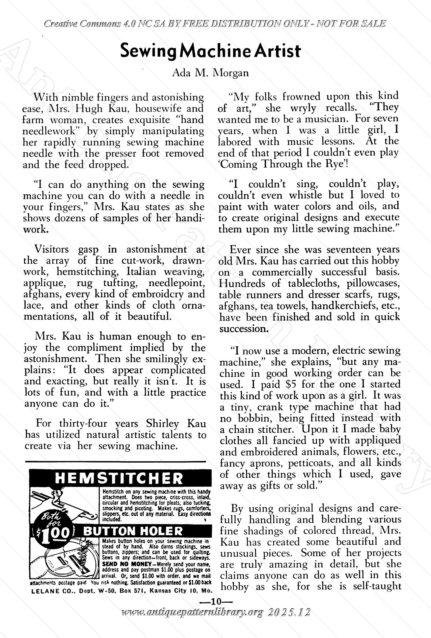 I-WB158 The Workbasket Volume 15 May 1950 No. 8