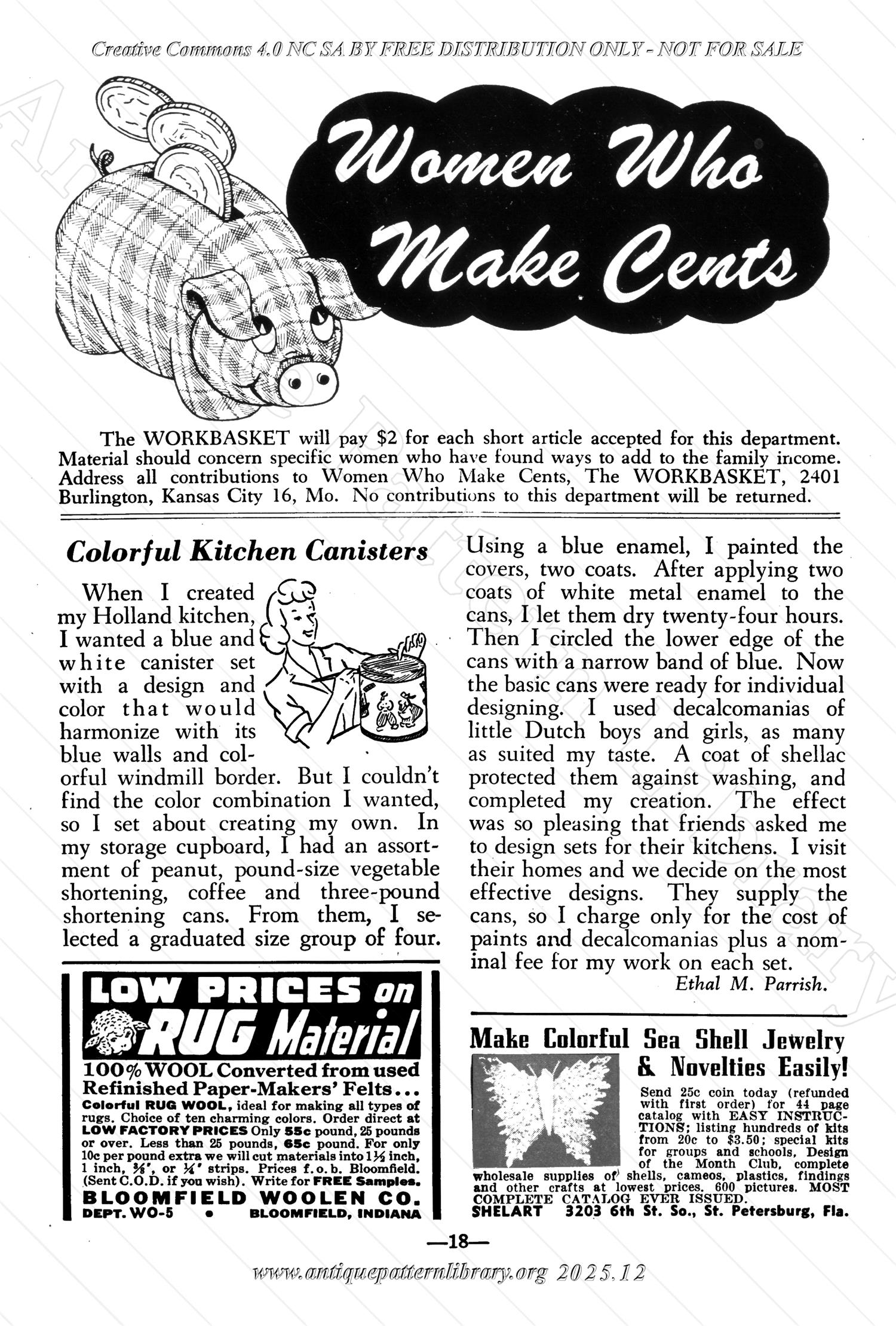 I-WB158 The Workbasket Volume 15 May 1950 No. 8