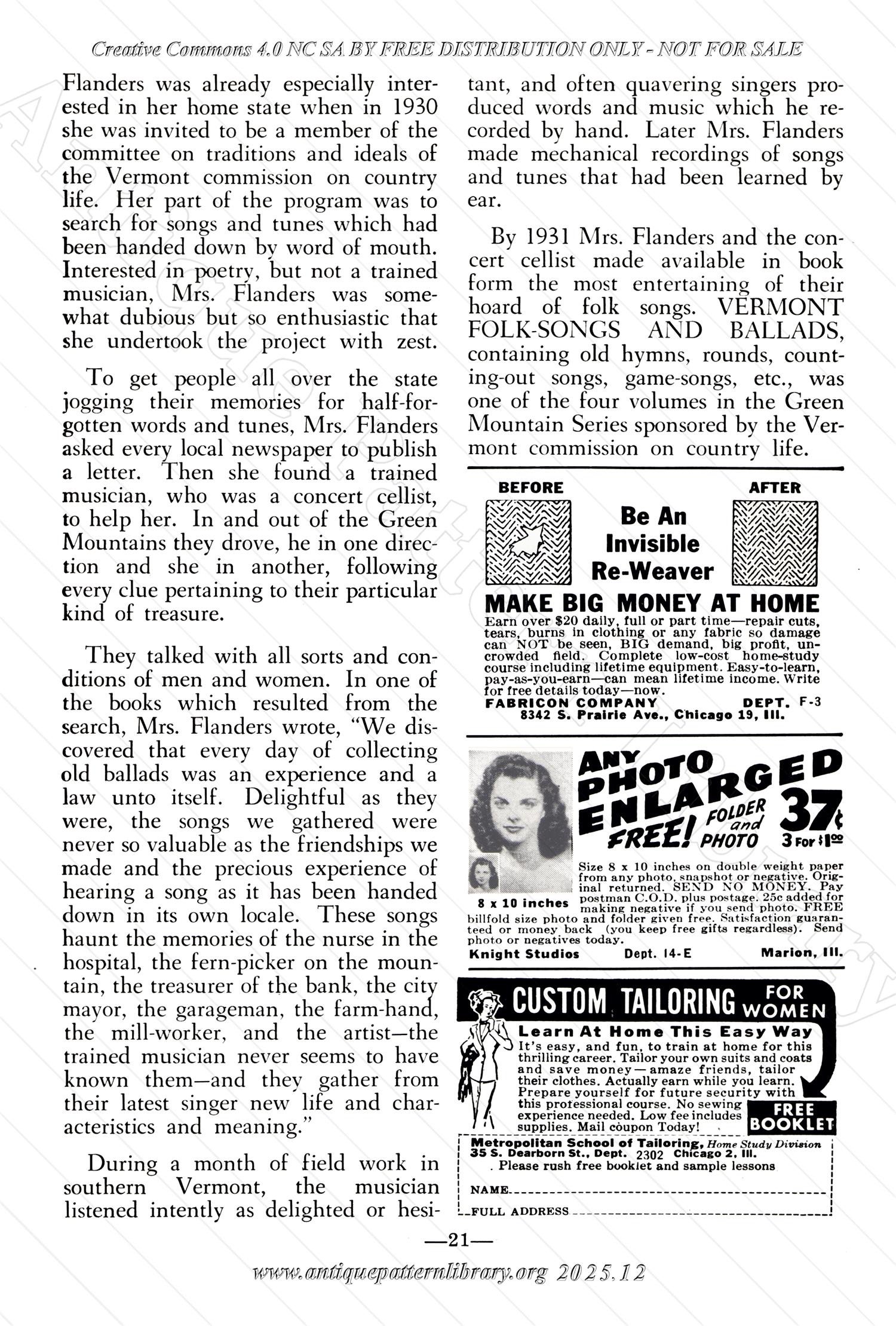 I-WB158 The Workbasket Volume 15 May 1950 No. 8