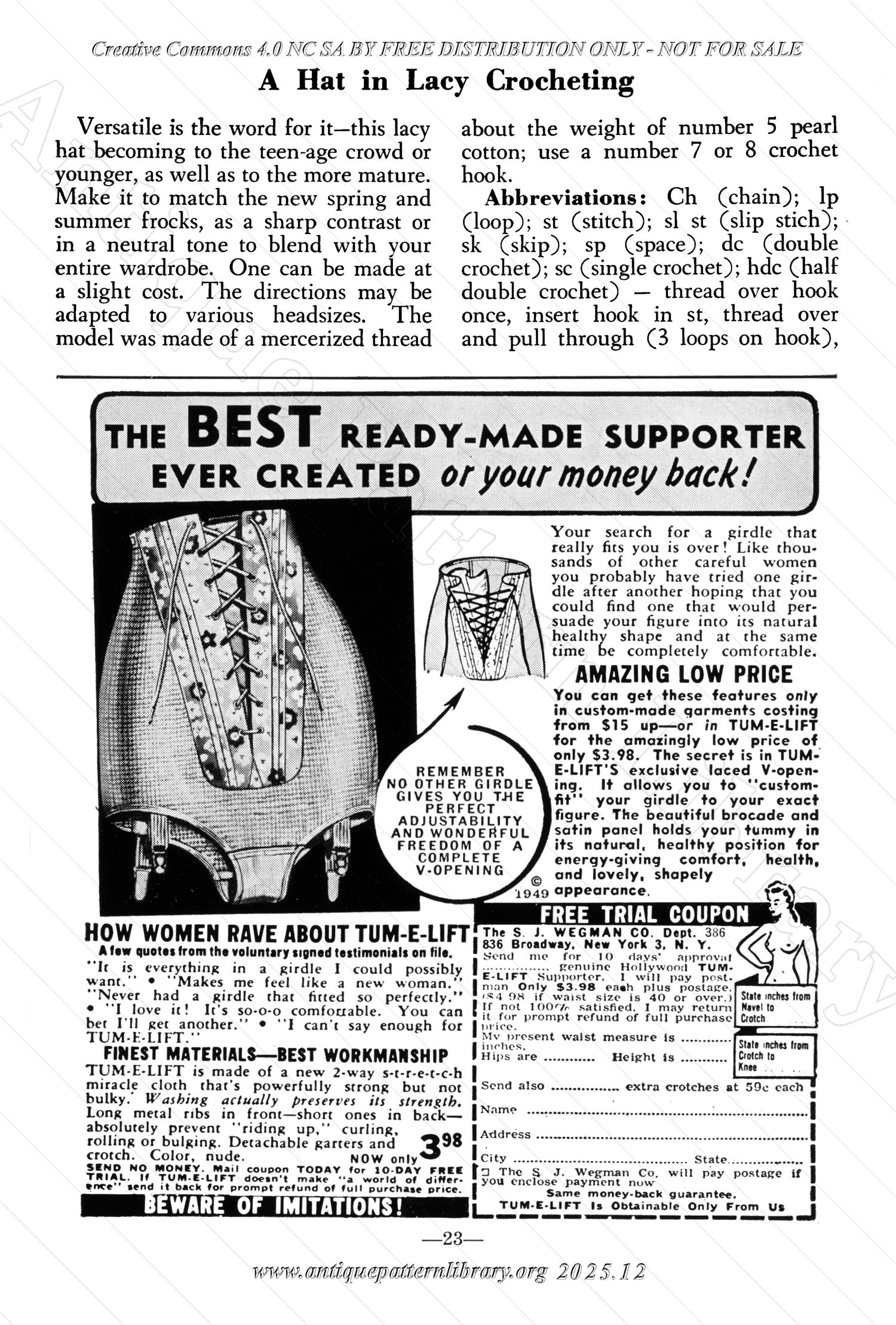 I-WB158 The Workbasket Volume 15 May 1950 No. 8