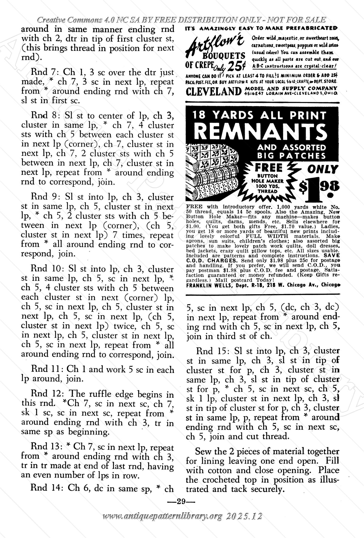 I-WB158 The Workbasket Volume 15 May 1950 No. 8