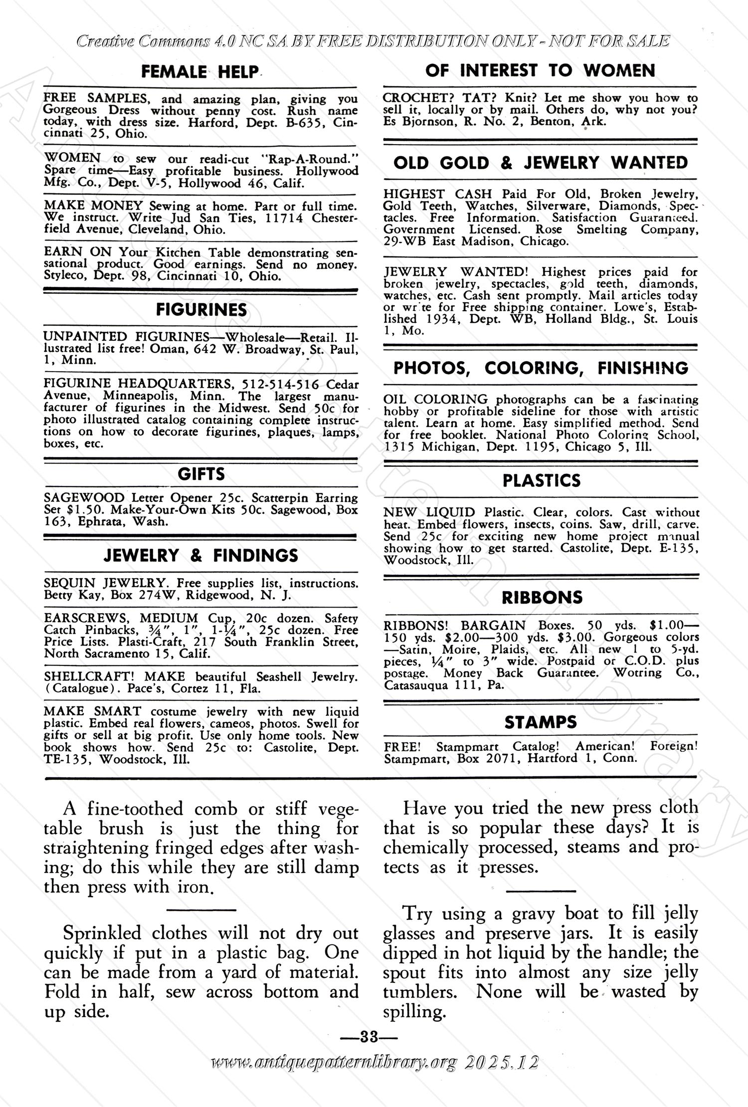 I-WB158 The Workbasket Volume 15 May 1950 No. 8