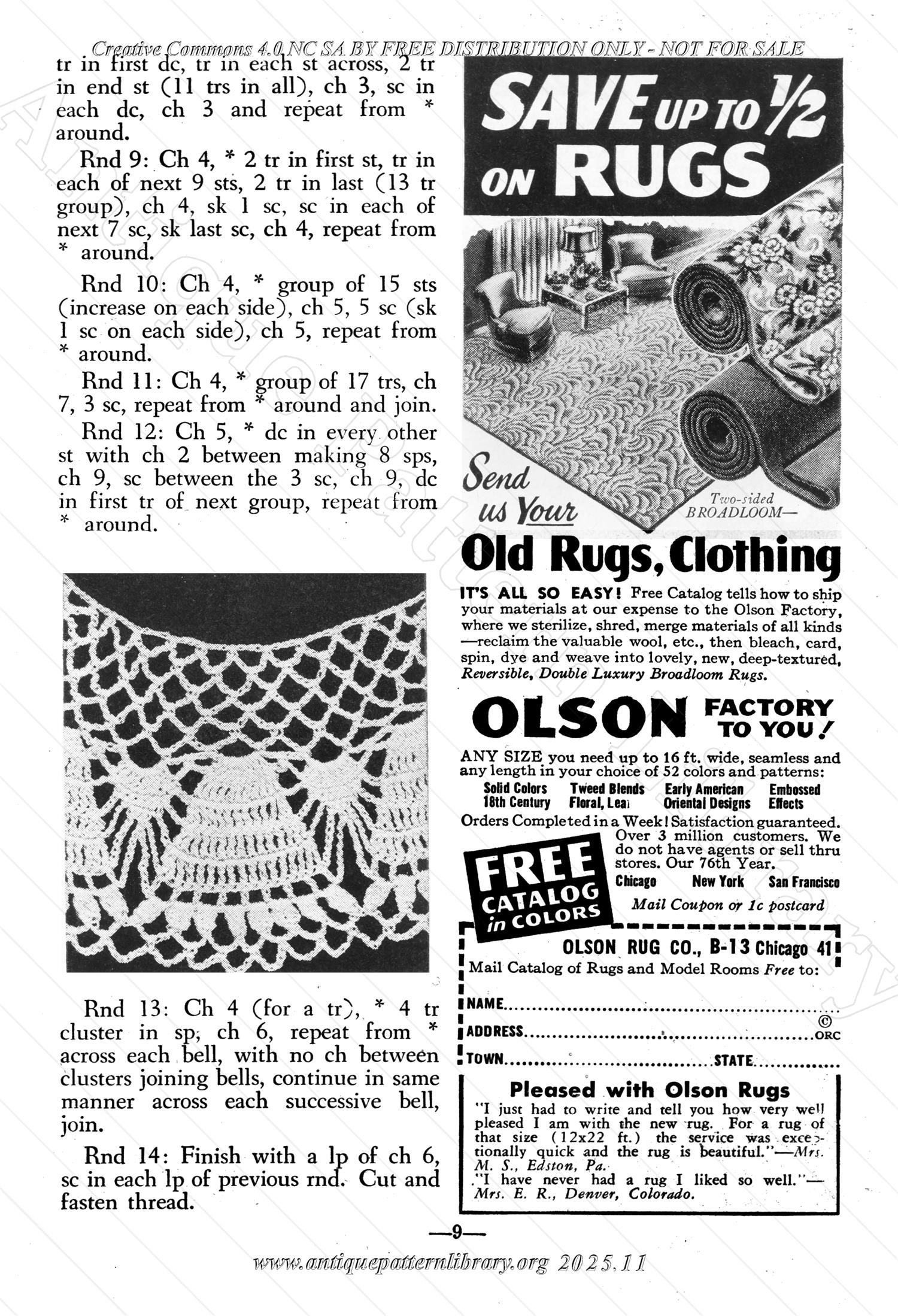 I-WB15B The Workbasket Volume 15 August 1950 No. 11