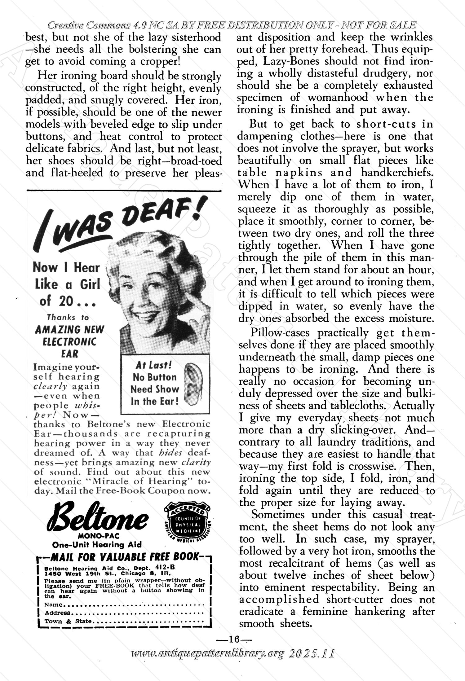 I-WB15B The Workbasket Volume 15 August 1950 No. 11