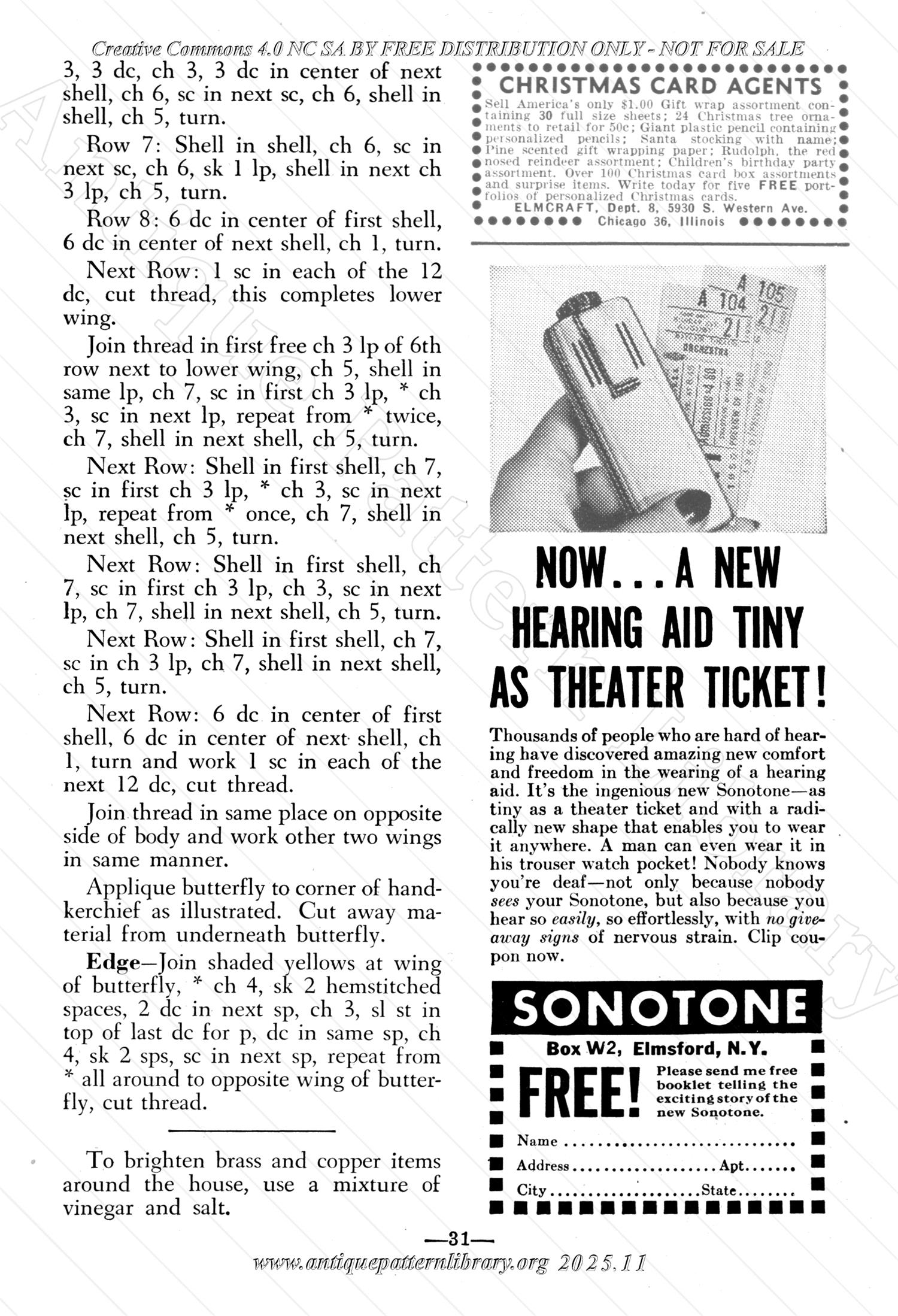 I-WB15B The Workbasket Volume 15 August 1950 No. 11