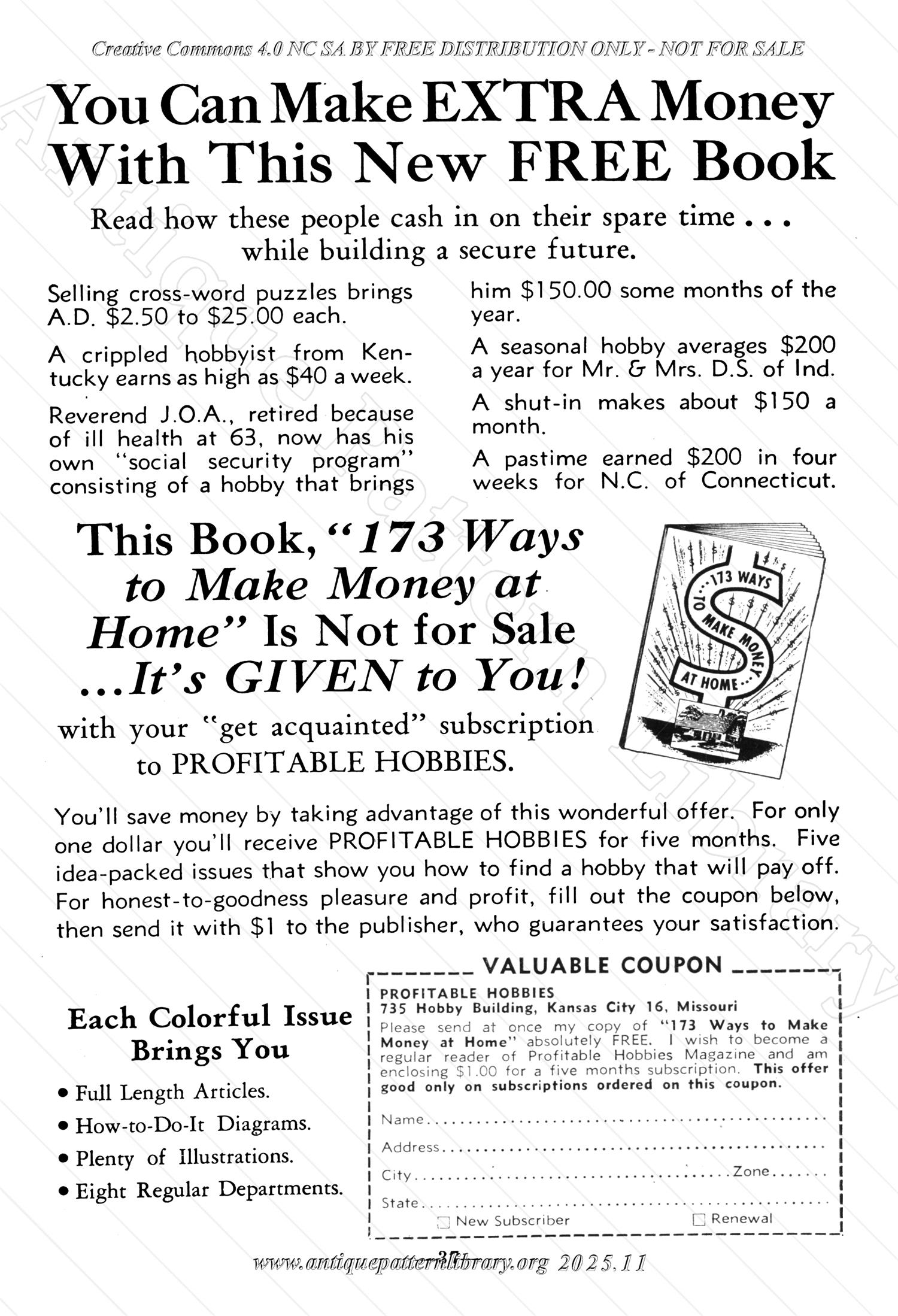 I-WB15B The Workbasket Volume 15 August 1950 No. 11