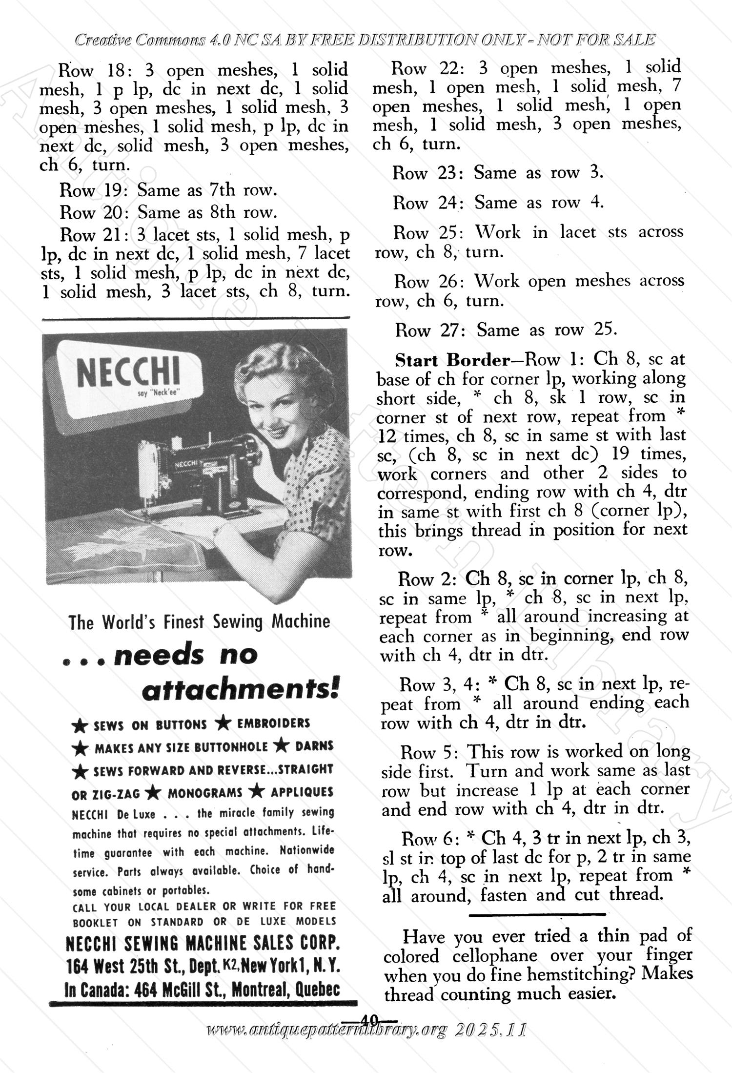 I-WB15B The Workbasket Volume 15 August 1950 No. 11