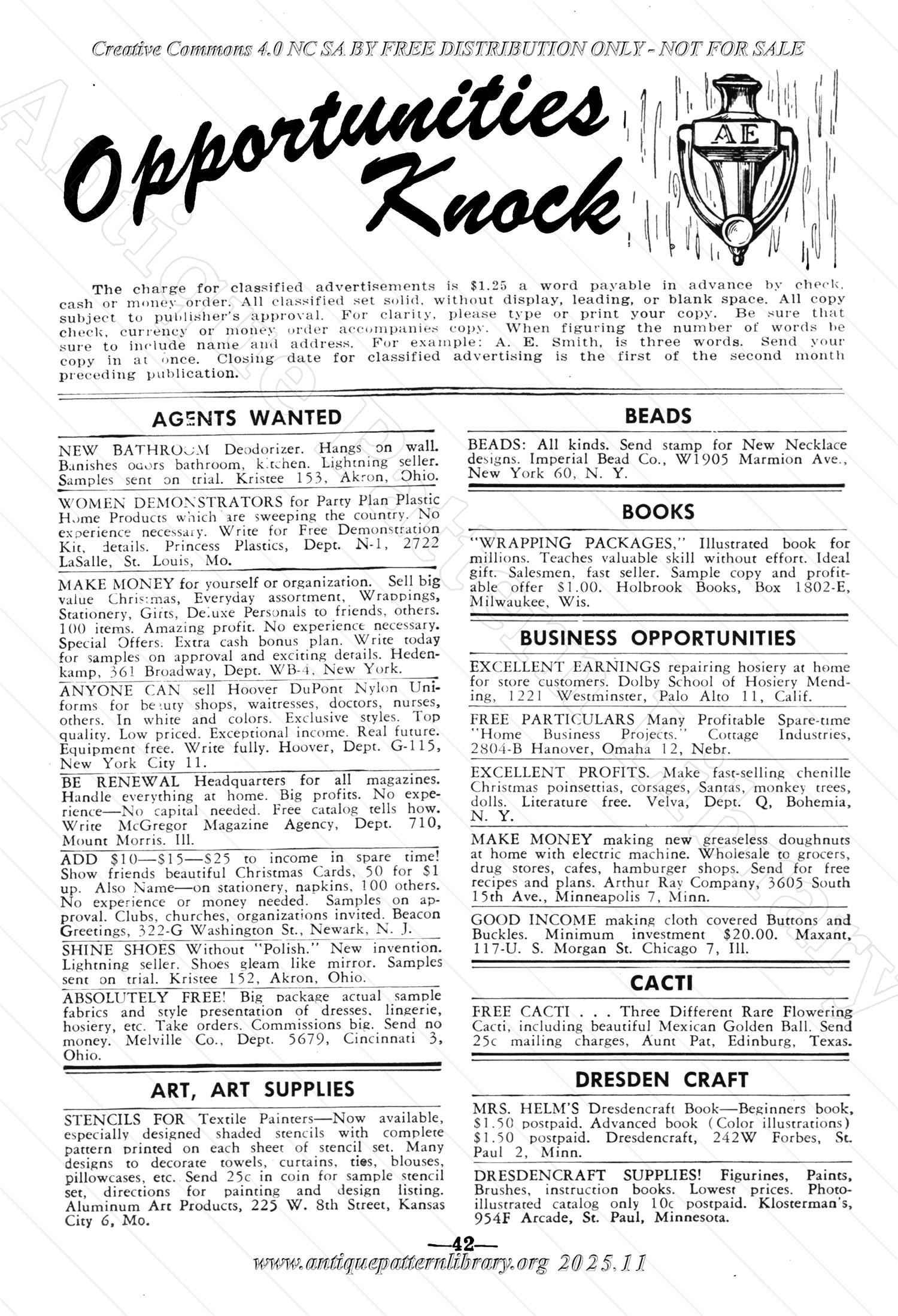 I-WB15B The Workbasket Volume 15 August 1950 No. 11