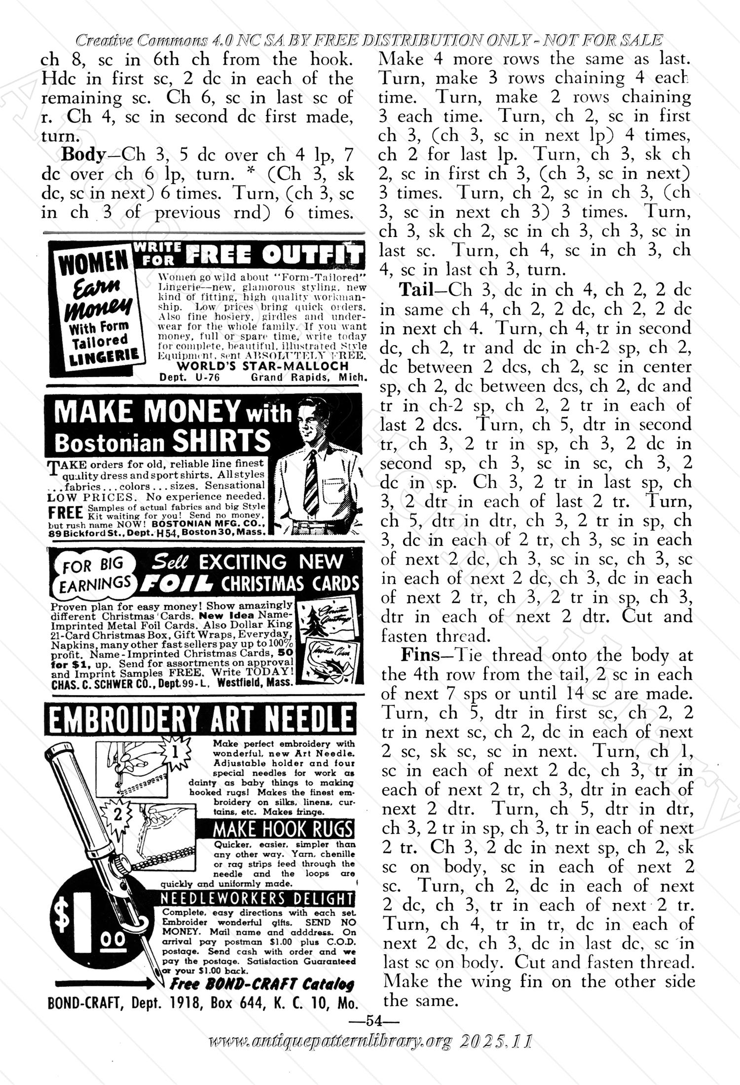 I-WB15B The Workbasket Volume 15 August 1950 No. 11