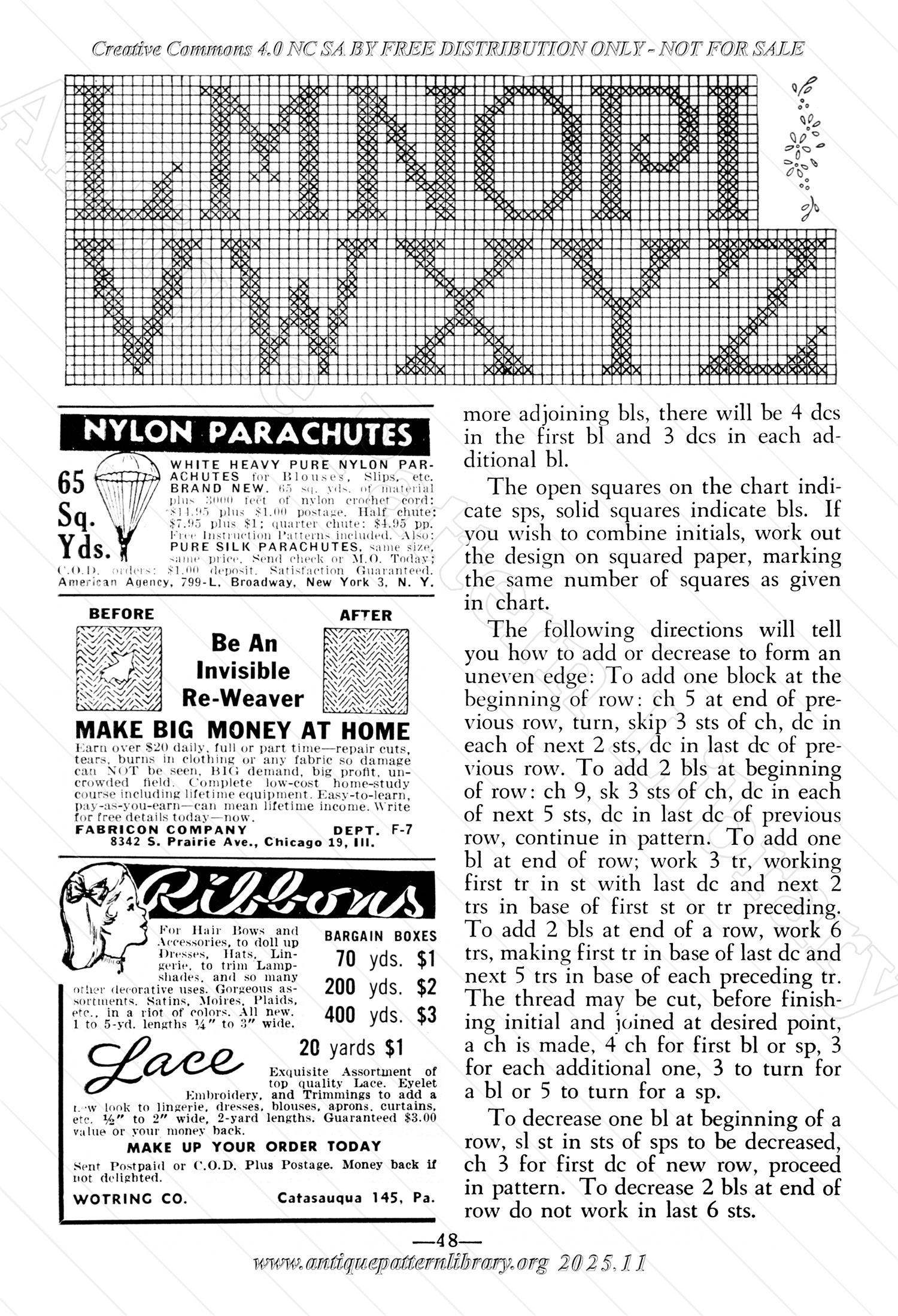 I-WB15C The Workbasket Volume 15 September 1950 No. 12