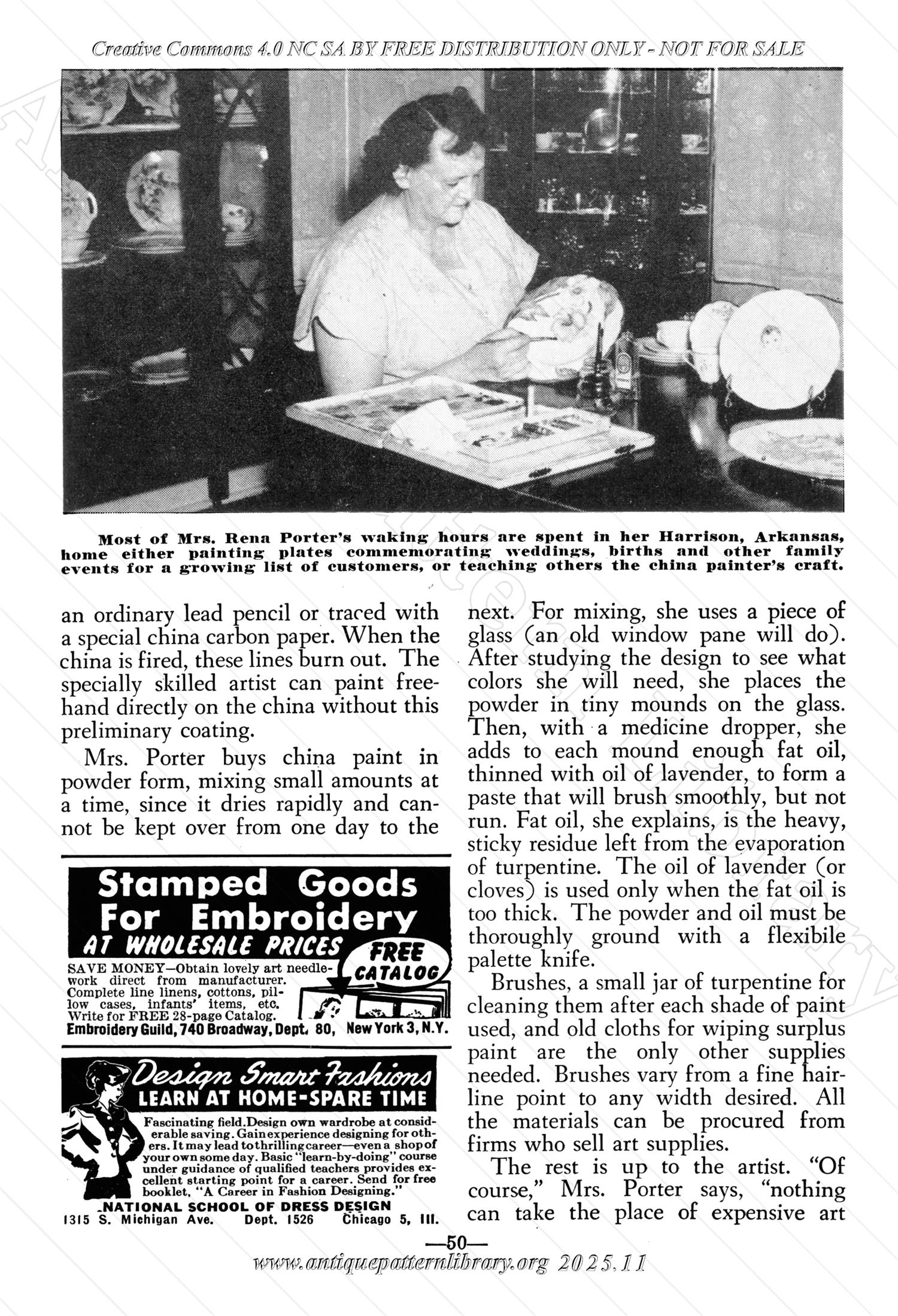 I-WB15C The Workbasket Volume 15 September 1950 No. 12