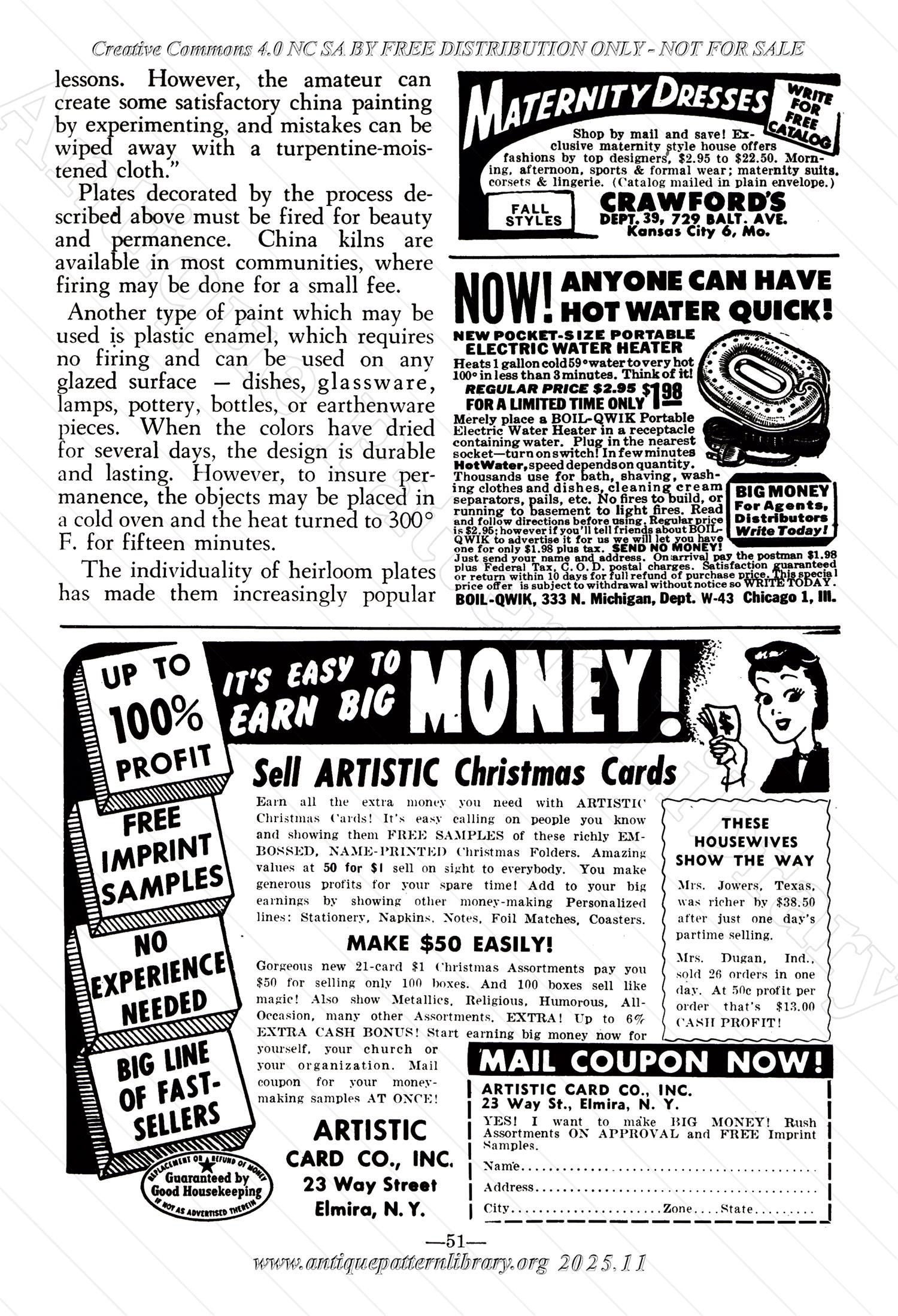 I-WB15C The Workbasket Volume 15 September 1950 No. 12