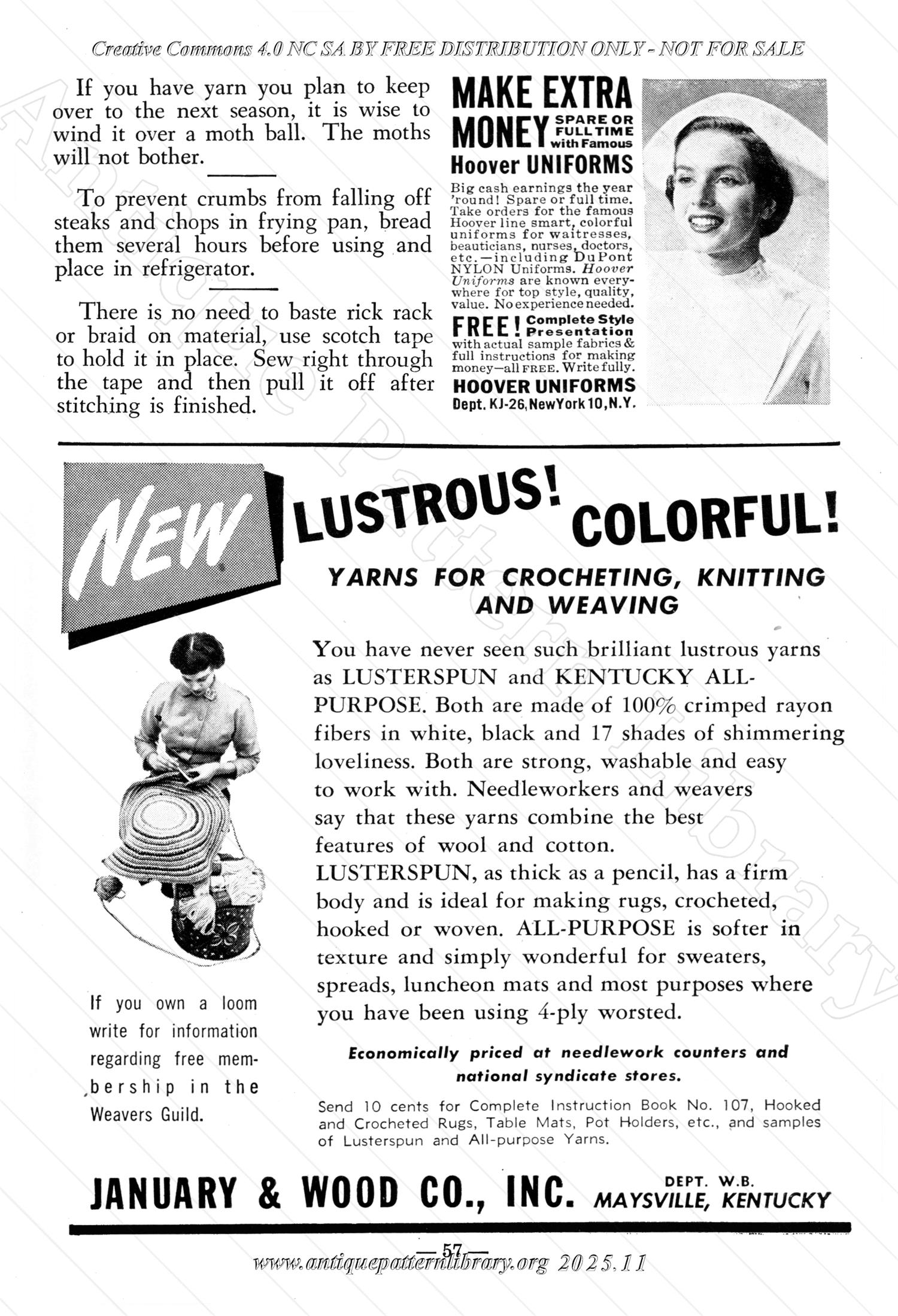 I-WB15C The Workbasket Volume 15 September 1950 No. 12