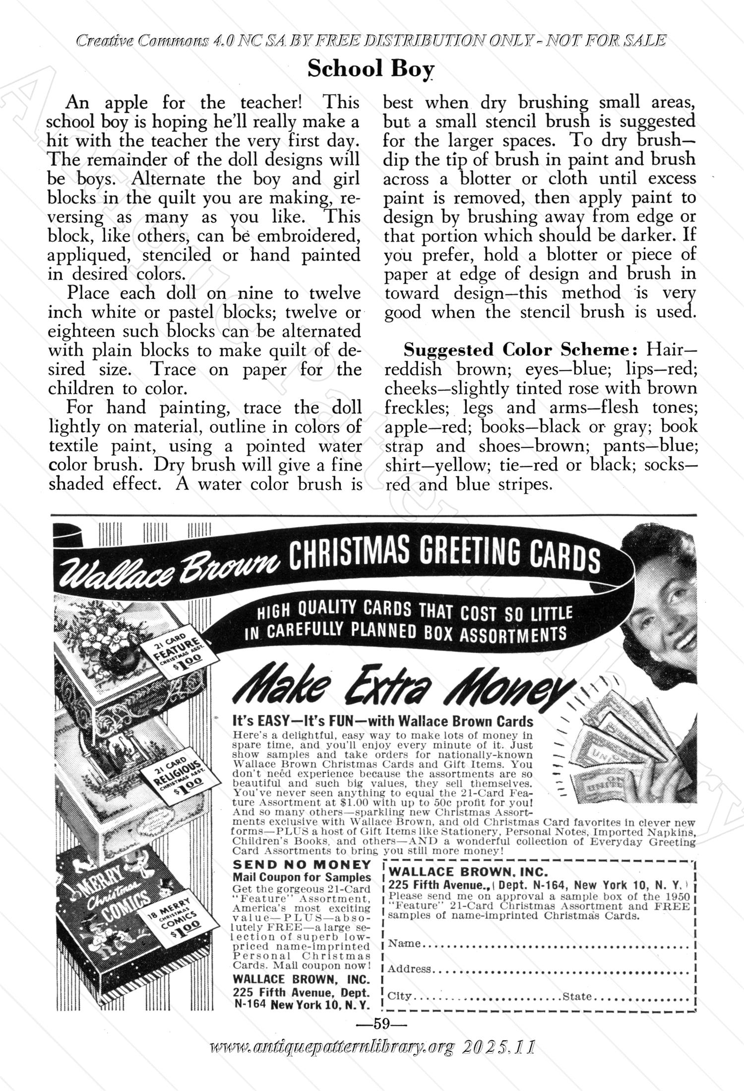 I-WB15C The Workbasket Volume 15 September 1950 No. 12