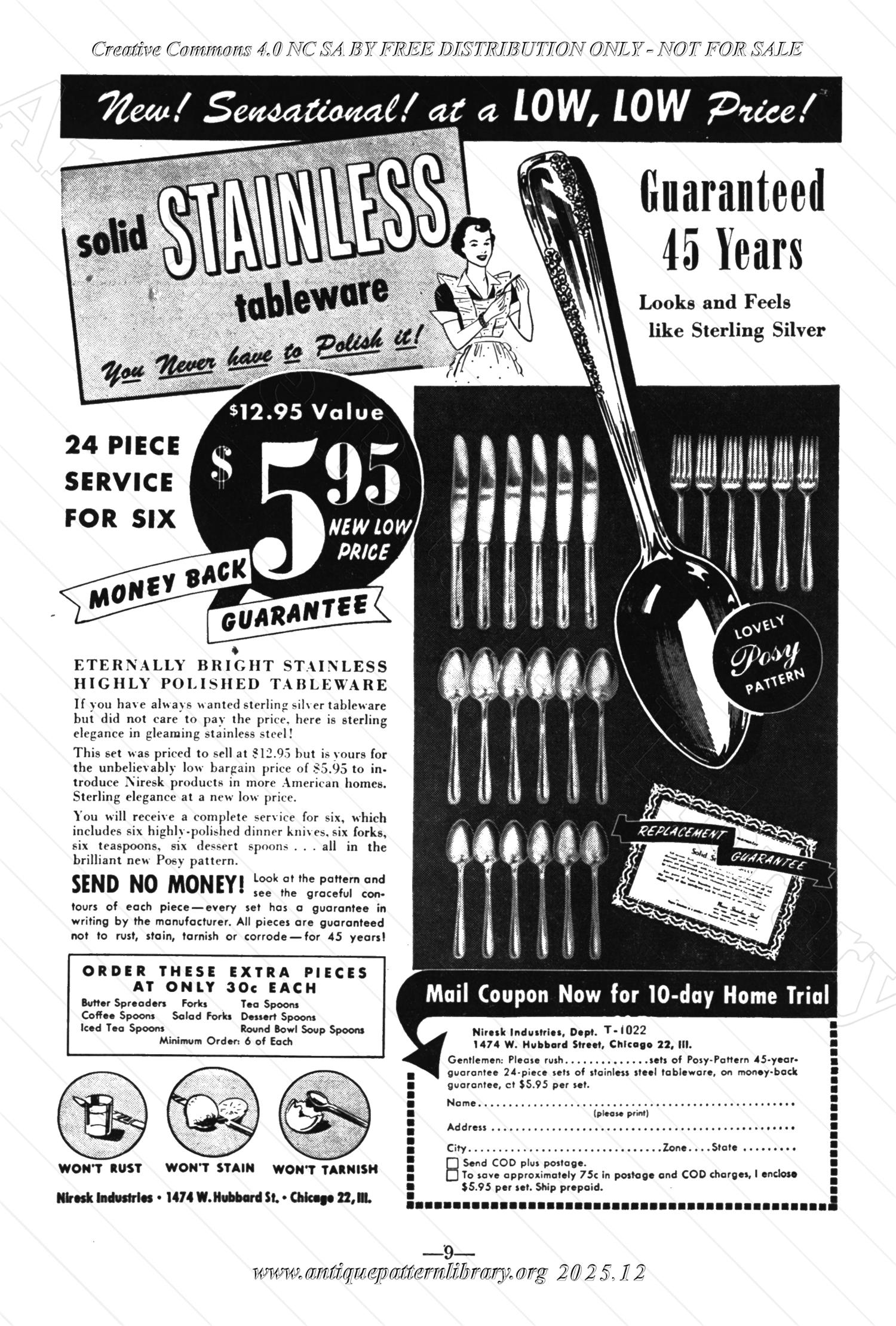 I-WB171f The Workbasket Volume 17 - October 1951 - No. 1