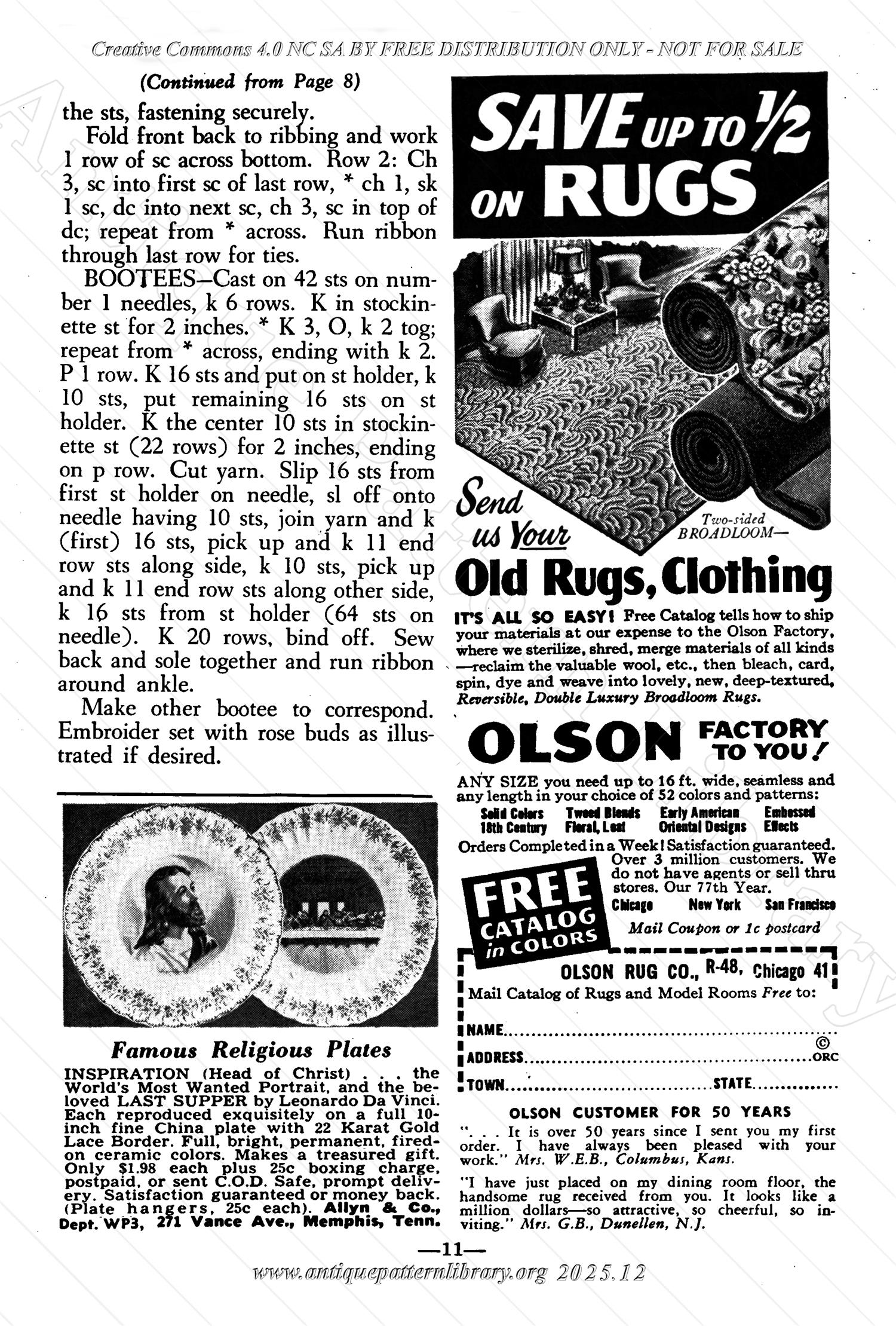 I-WB171f The Workbasket Volume 17 - October 1951 - No. 1