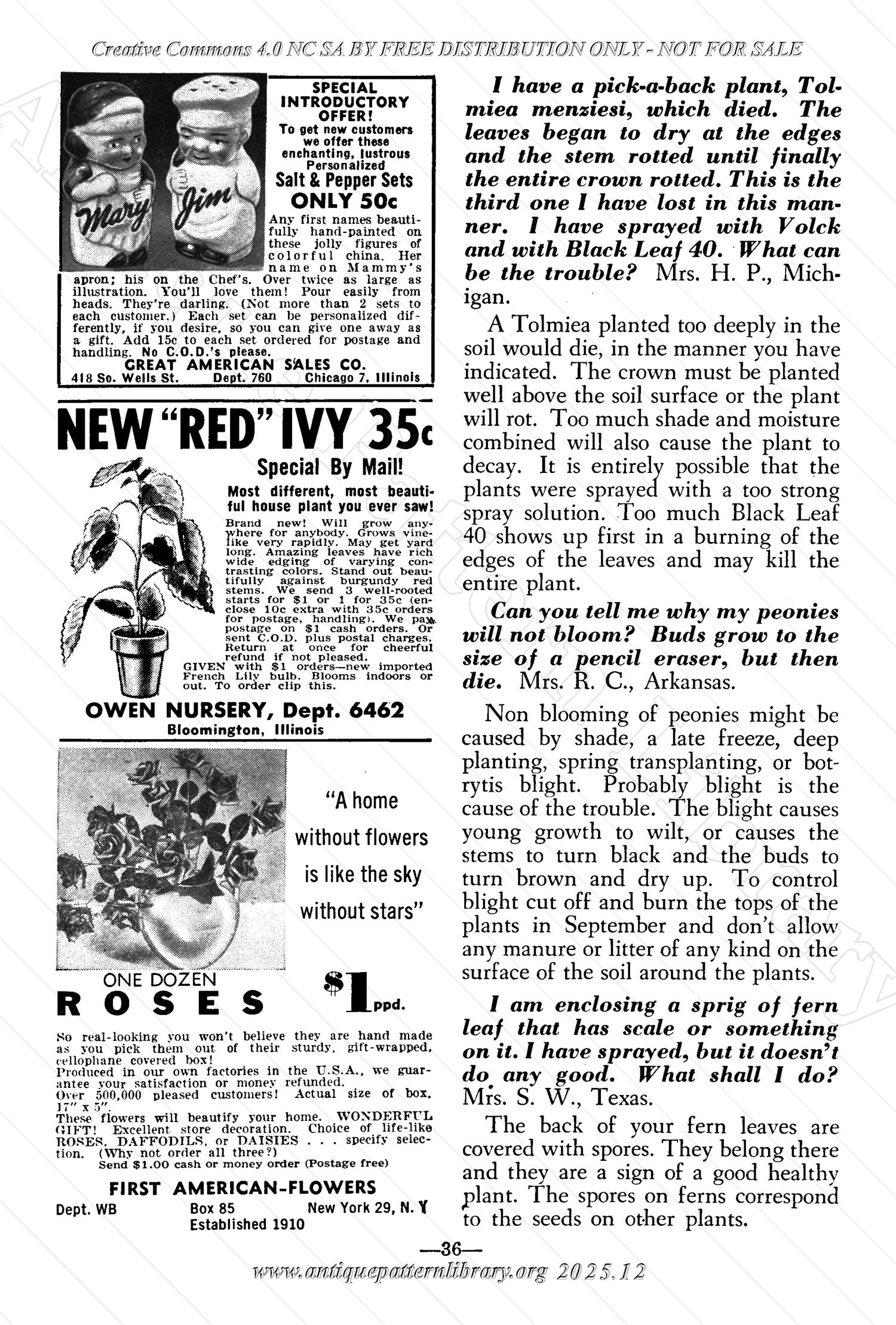 I-WB171f The Workbasket Volume 17 - October 1951 - No. 1