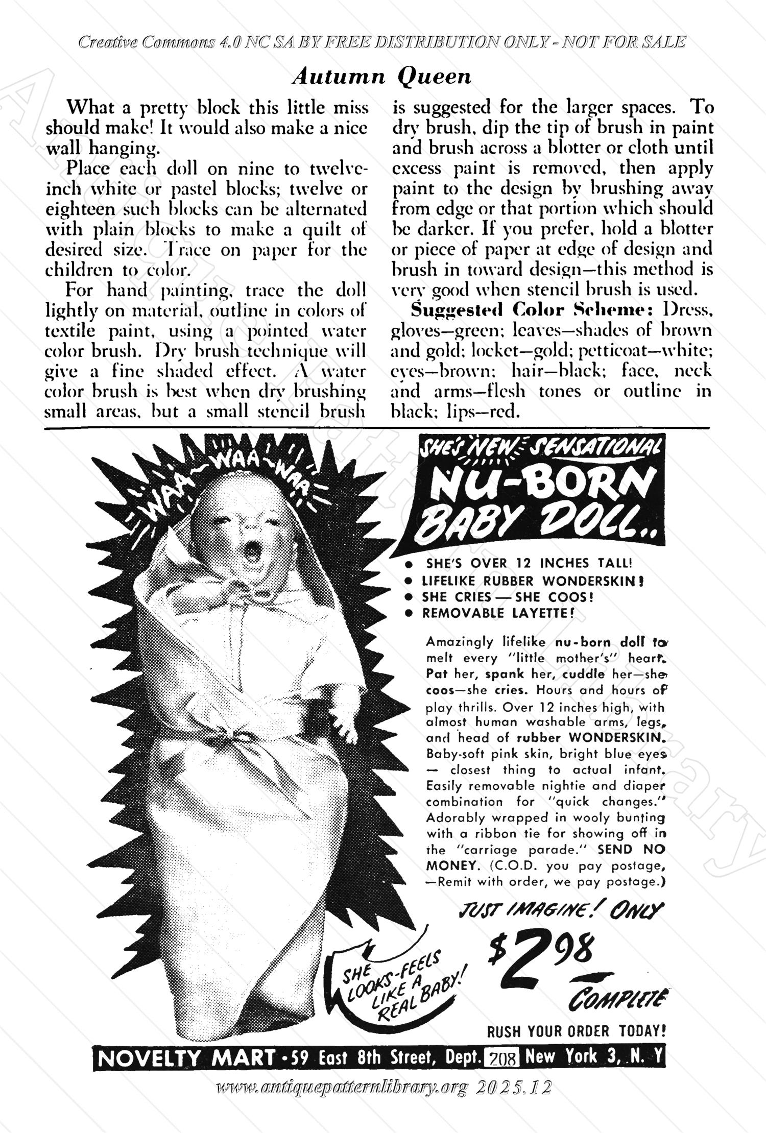 I-WB171f The Workbasket Volume 17 - October 1951 - No. 1