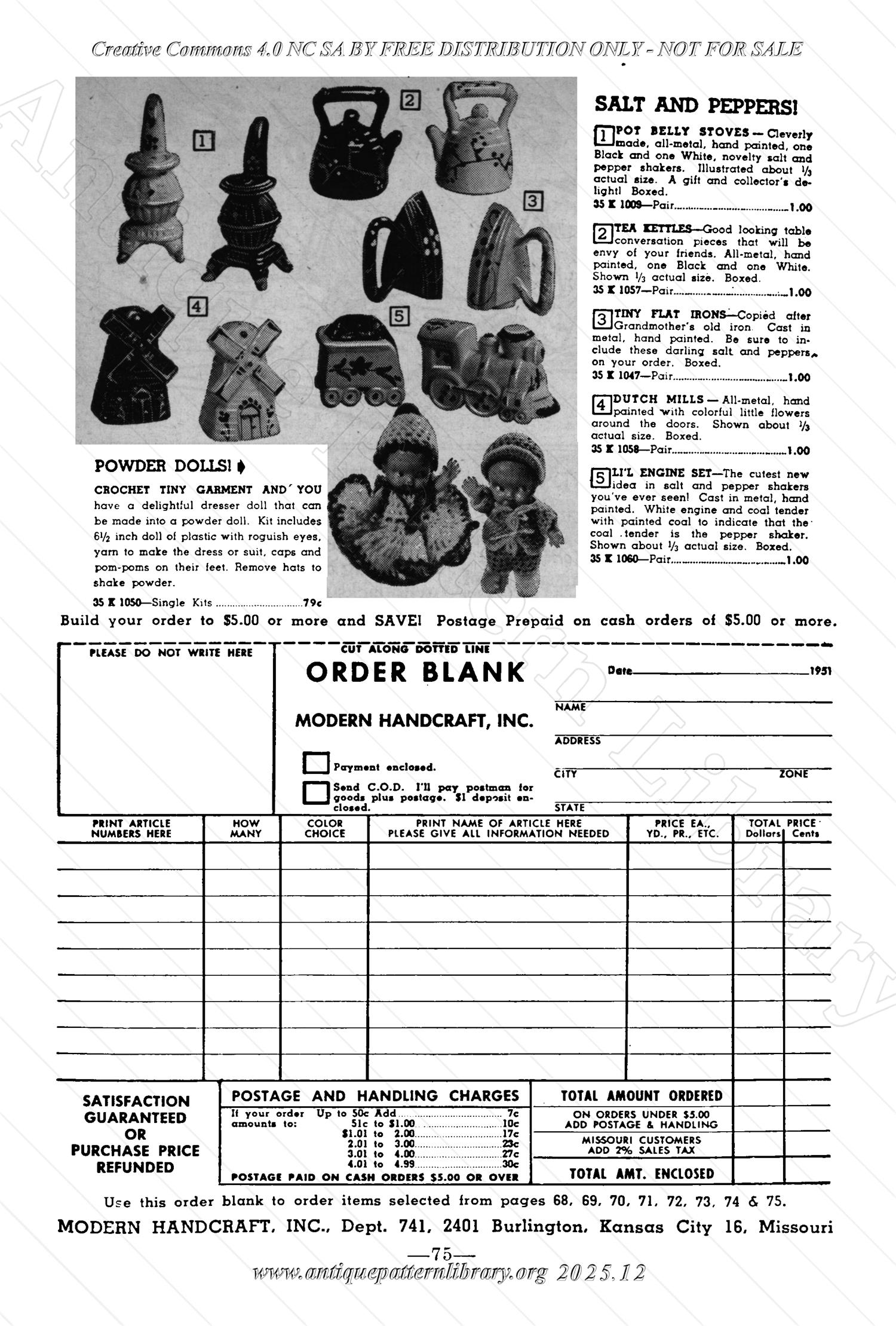 I-WB171f The Workbasket Volume 17 - October 1951 - No. 1