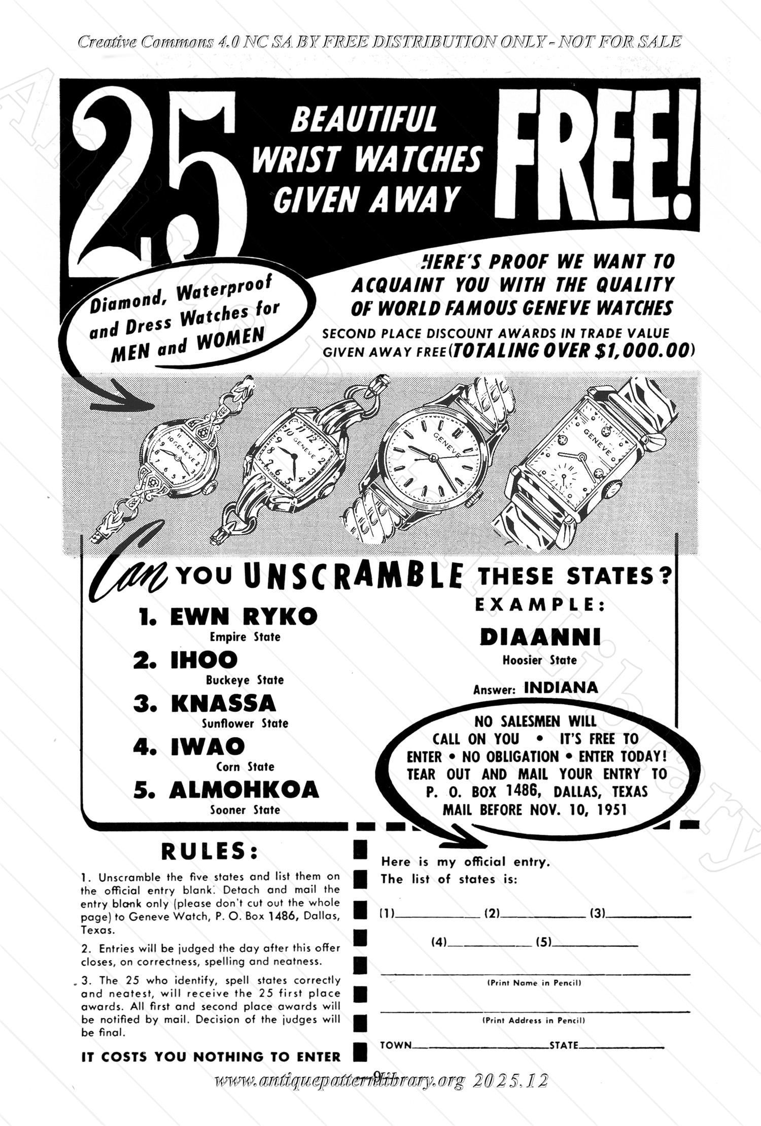 I-WB172 The Workbasket Volume 17 November 1951 No. 2