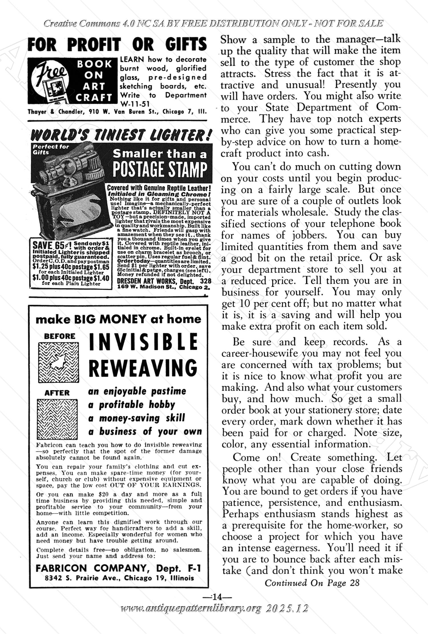 I-WB172 The Workbasket Volume 17 November 1951 No. 2