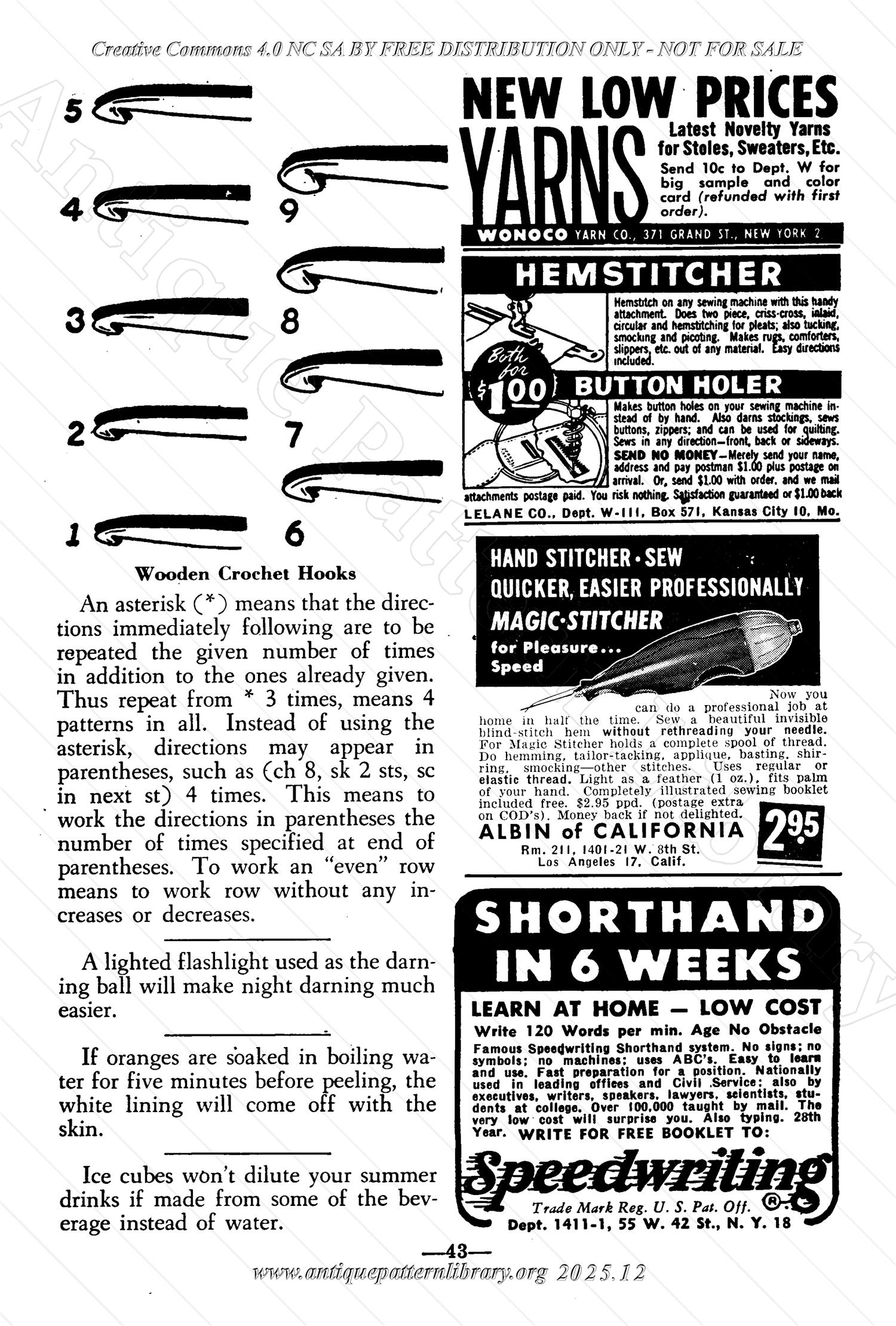 I-WB172 The Workbasket Volume 17 November 1951 No. 2