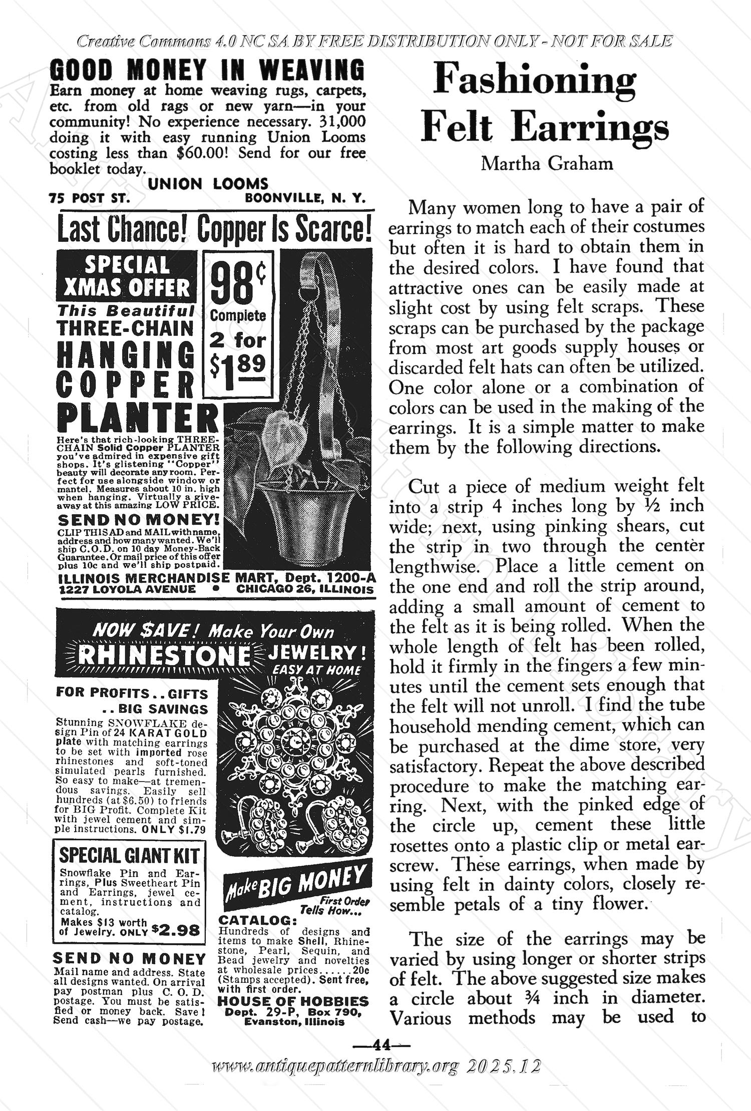 I-WB172 The Workbasket Volume 17 November 1951 No. 2