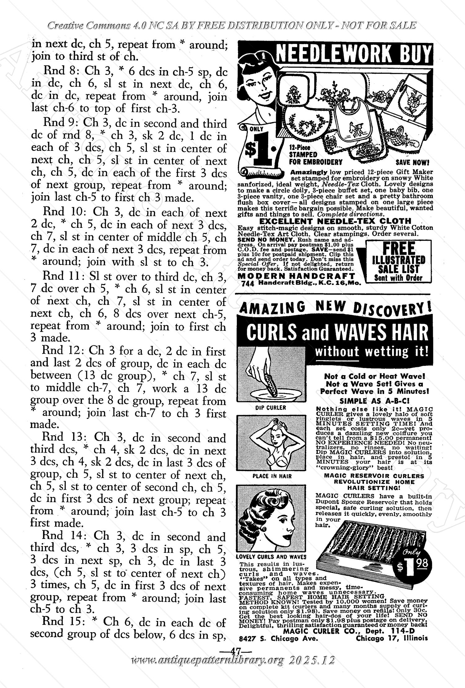 I-WB172 The Workbasket Volume 17 November 1951 No. 2