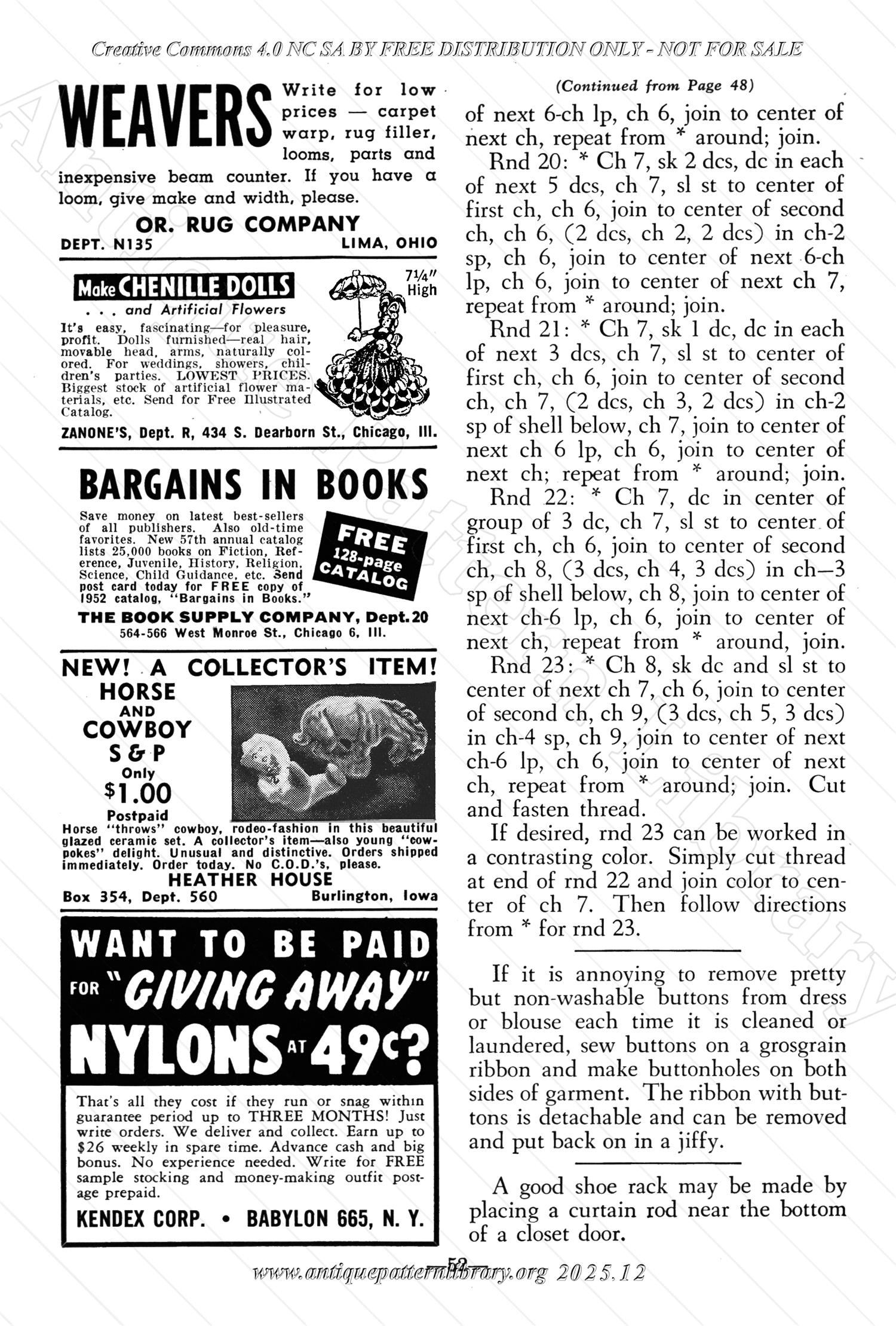 I-WB172 The Workbasket Volume 17 November 1951 No. 2