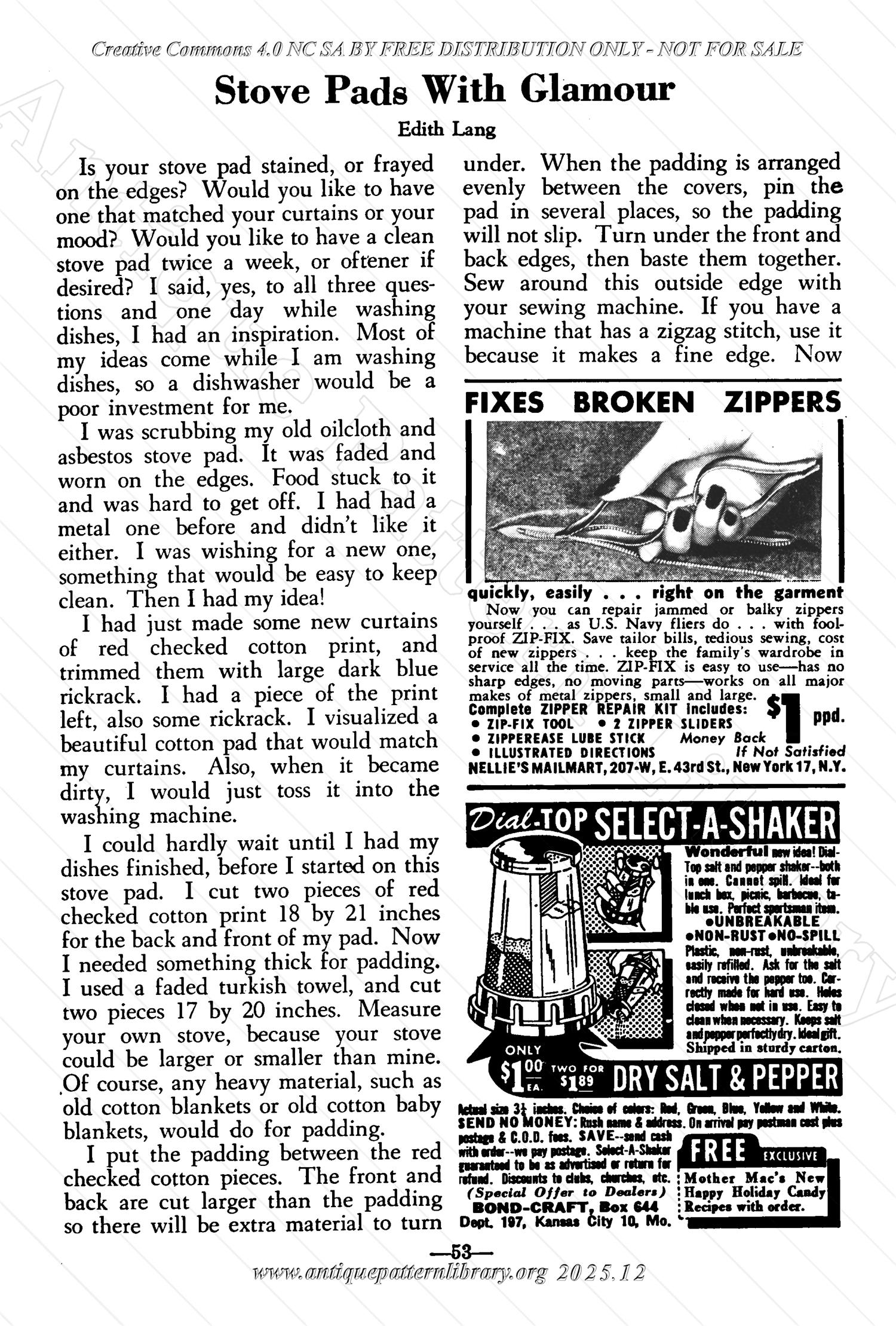 I-WB172 The Workbasket Volume 17 November 1951 No. 2