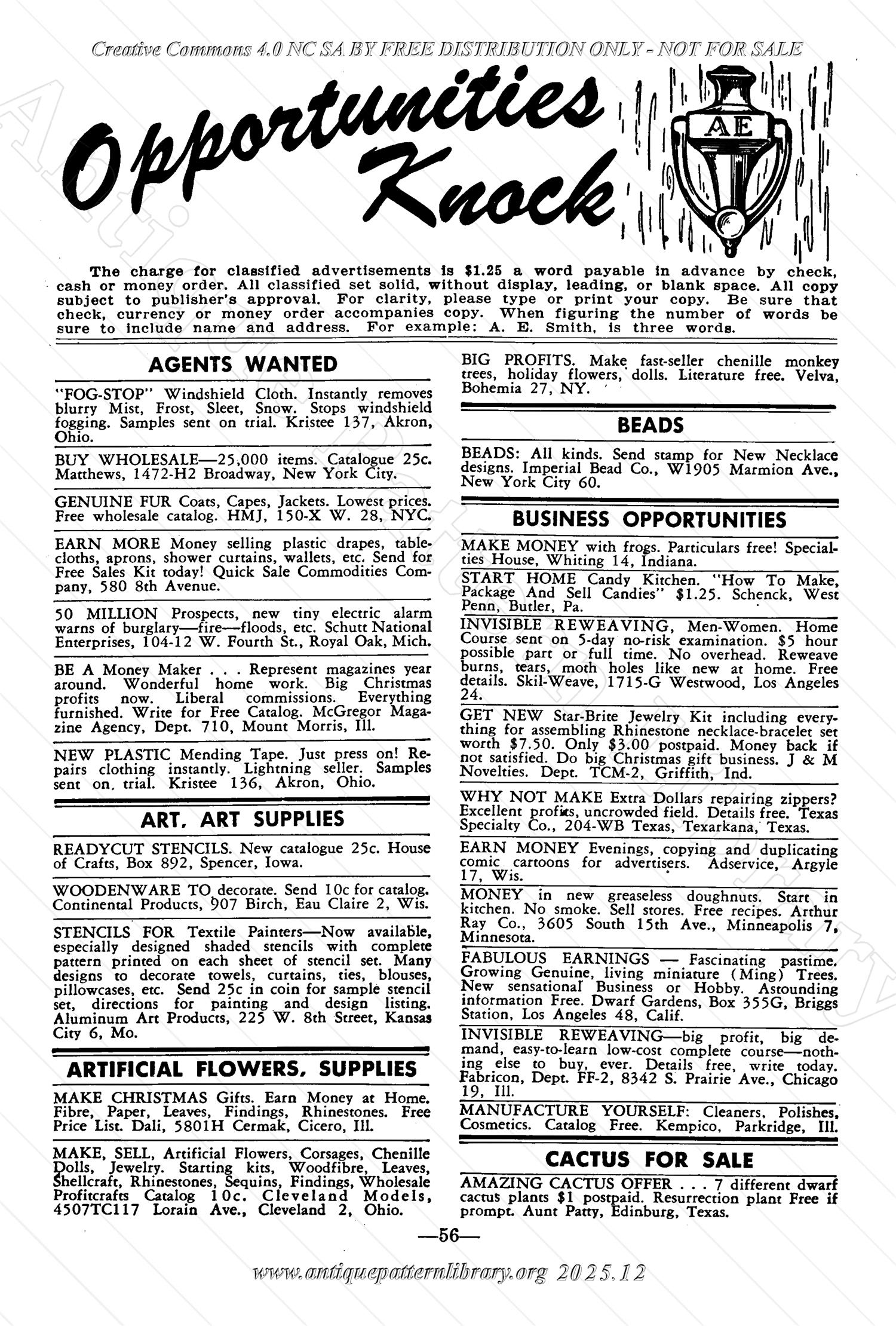 I-WB172 The Workbasket Volume 17 November 1951 No. 2