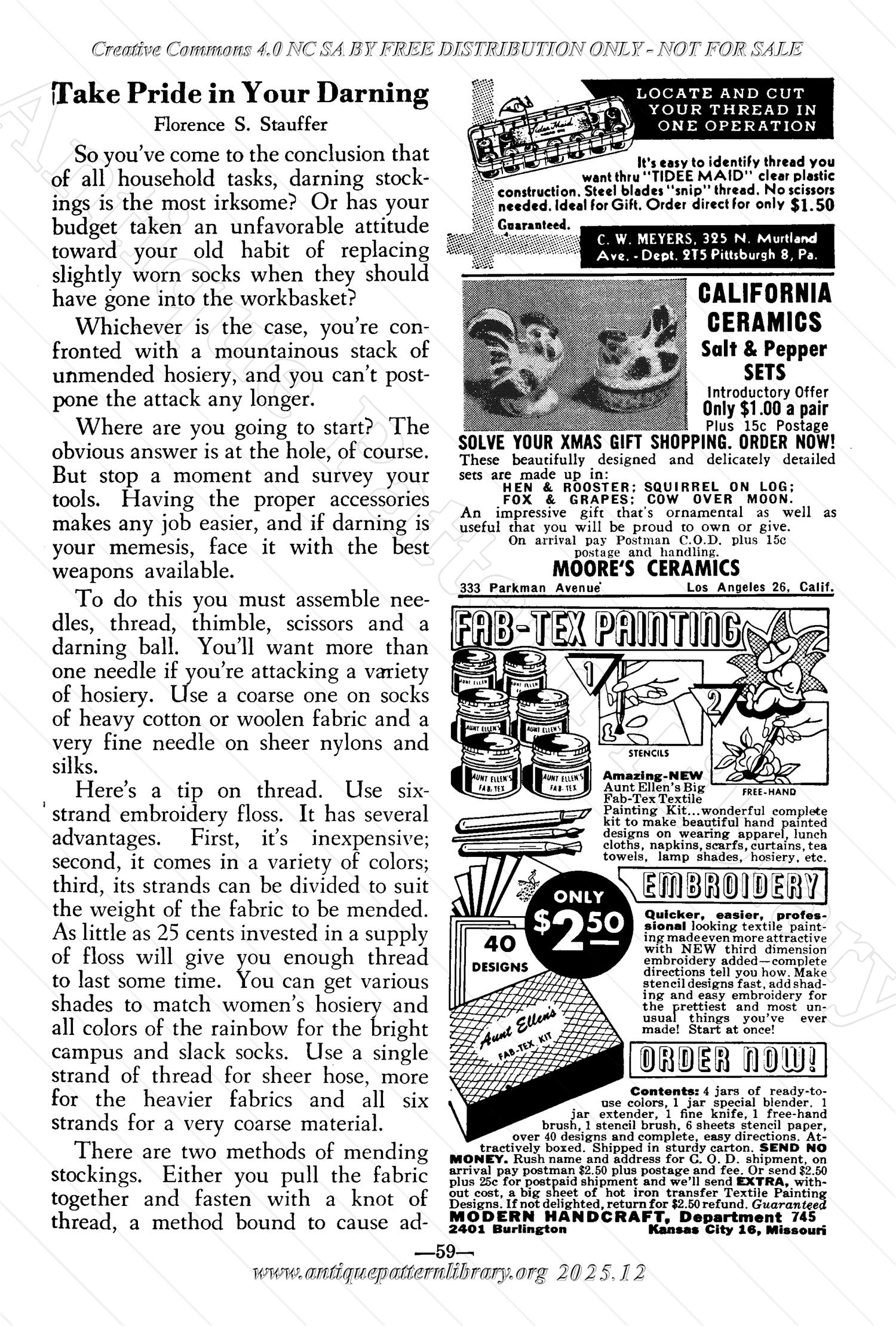 I-WB172 The Workbasket Volume 17 November 1951 No. 2