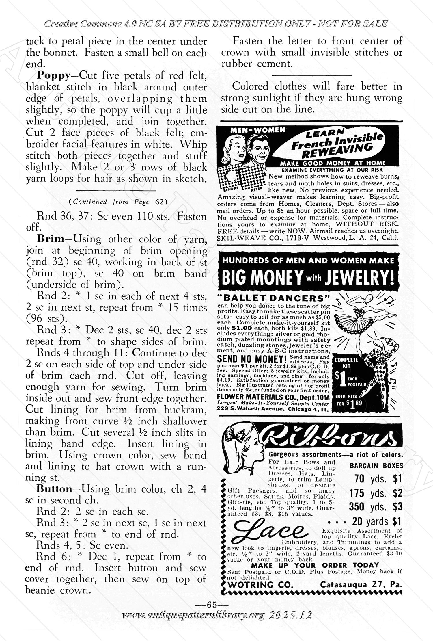I-WB172 The Workbasket Volume 17 November 1951 No. 2