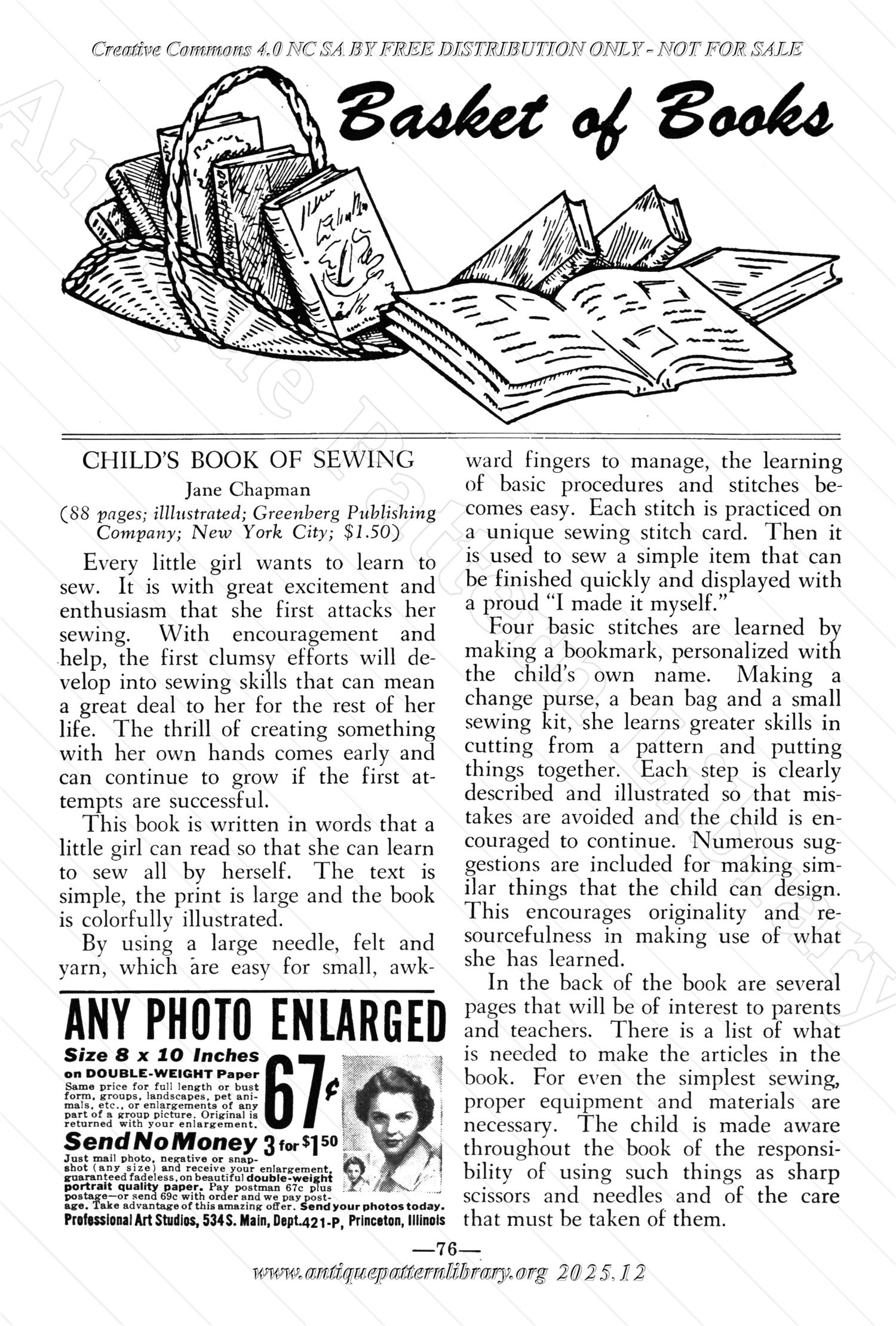 I-WB172 The Workbasket Volume 17 November 1951 No. 2