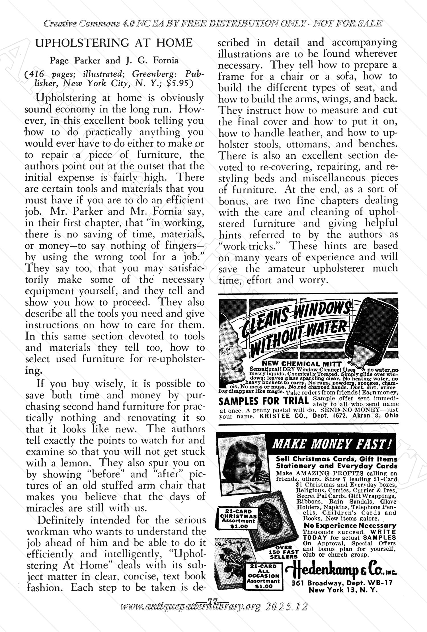 I-WB172 The Workbasket Volume 17 November 1951 No. 2
