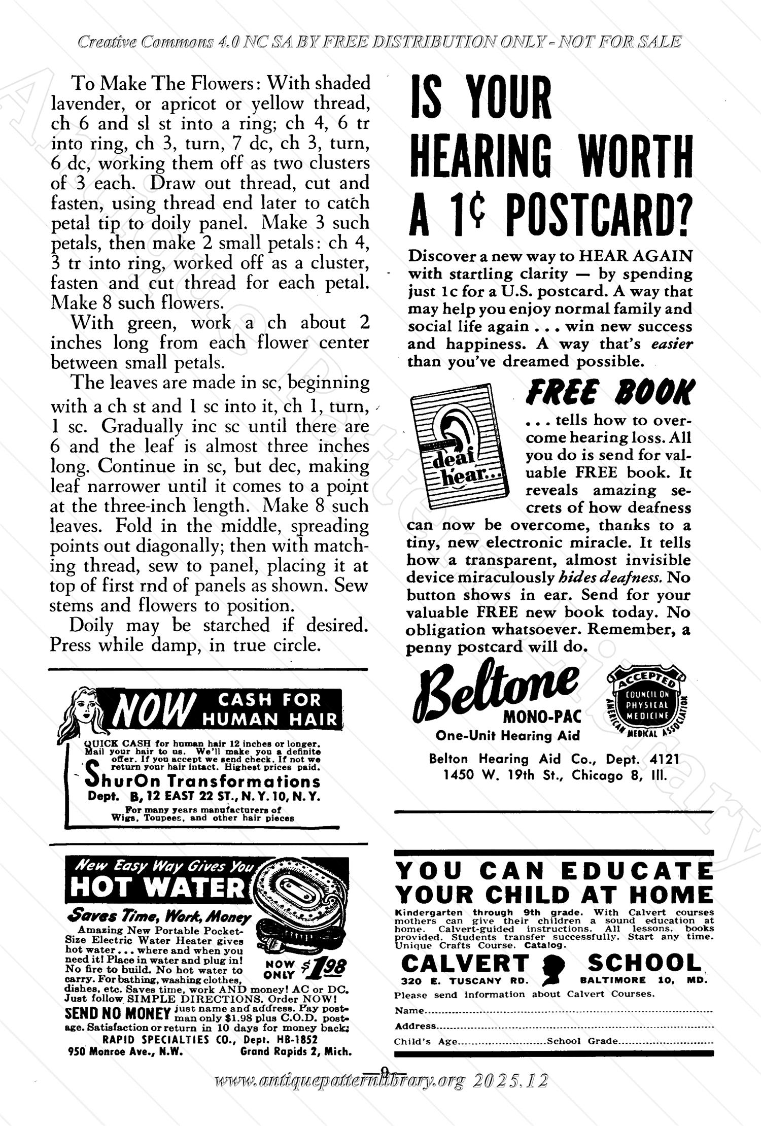 I-WB174 The Workbasket Volume 17 January 1952 No. 4