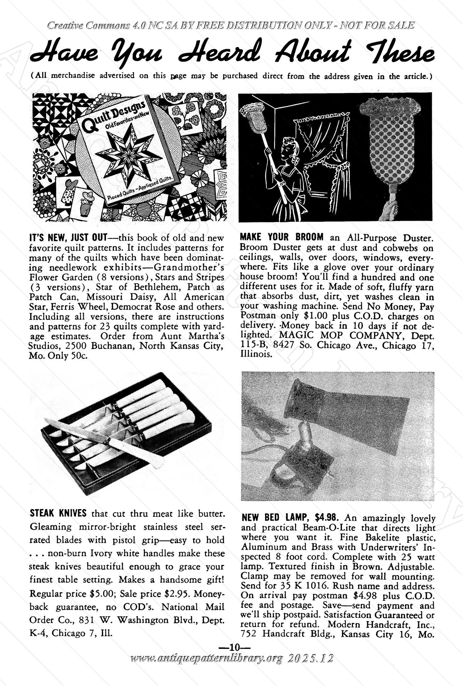 I-WB174 The Workbasket Volume 17 January 1952 No. 4