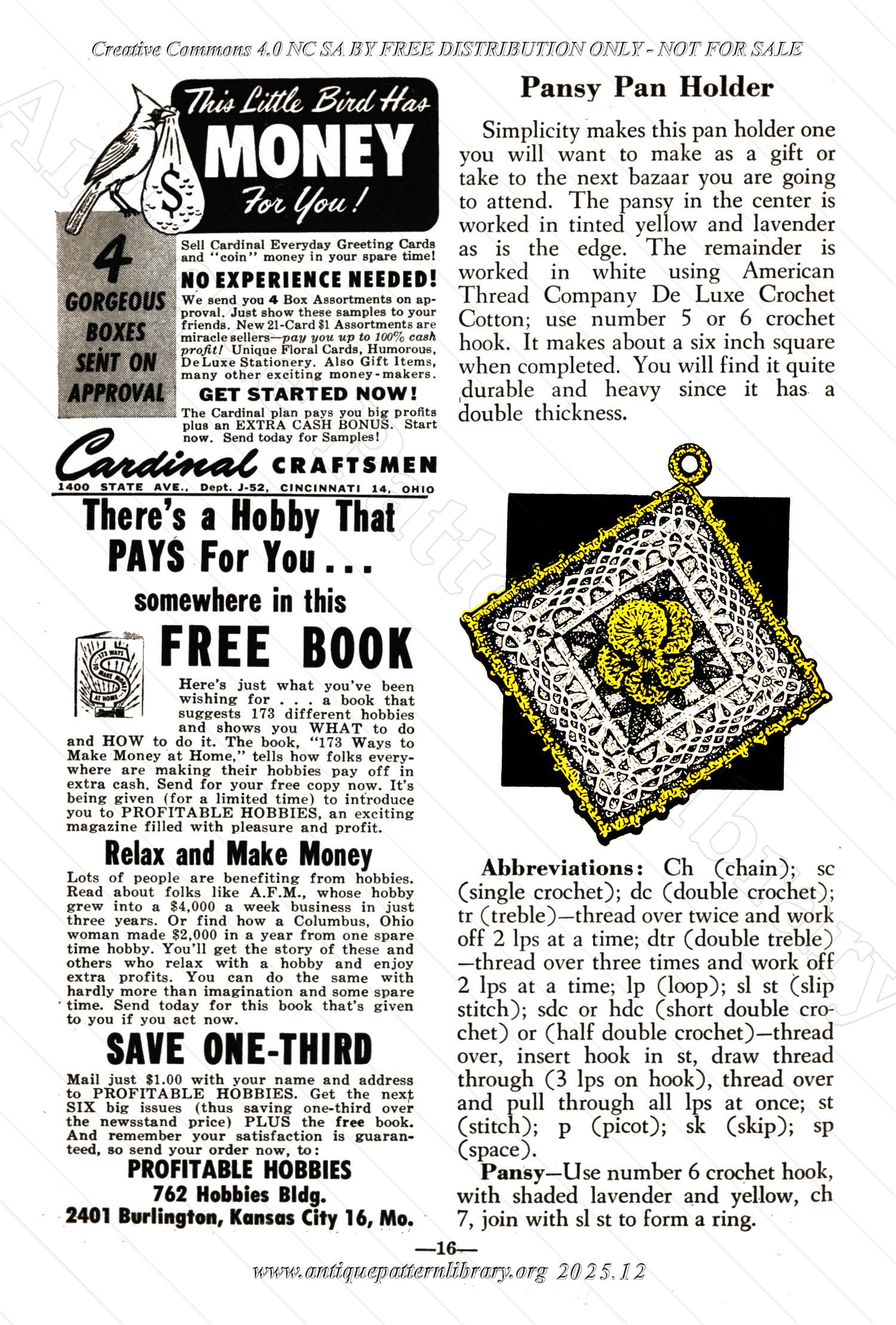 I-WB174 The Workbasket Volume 17 January 1952 No. 4