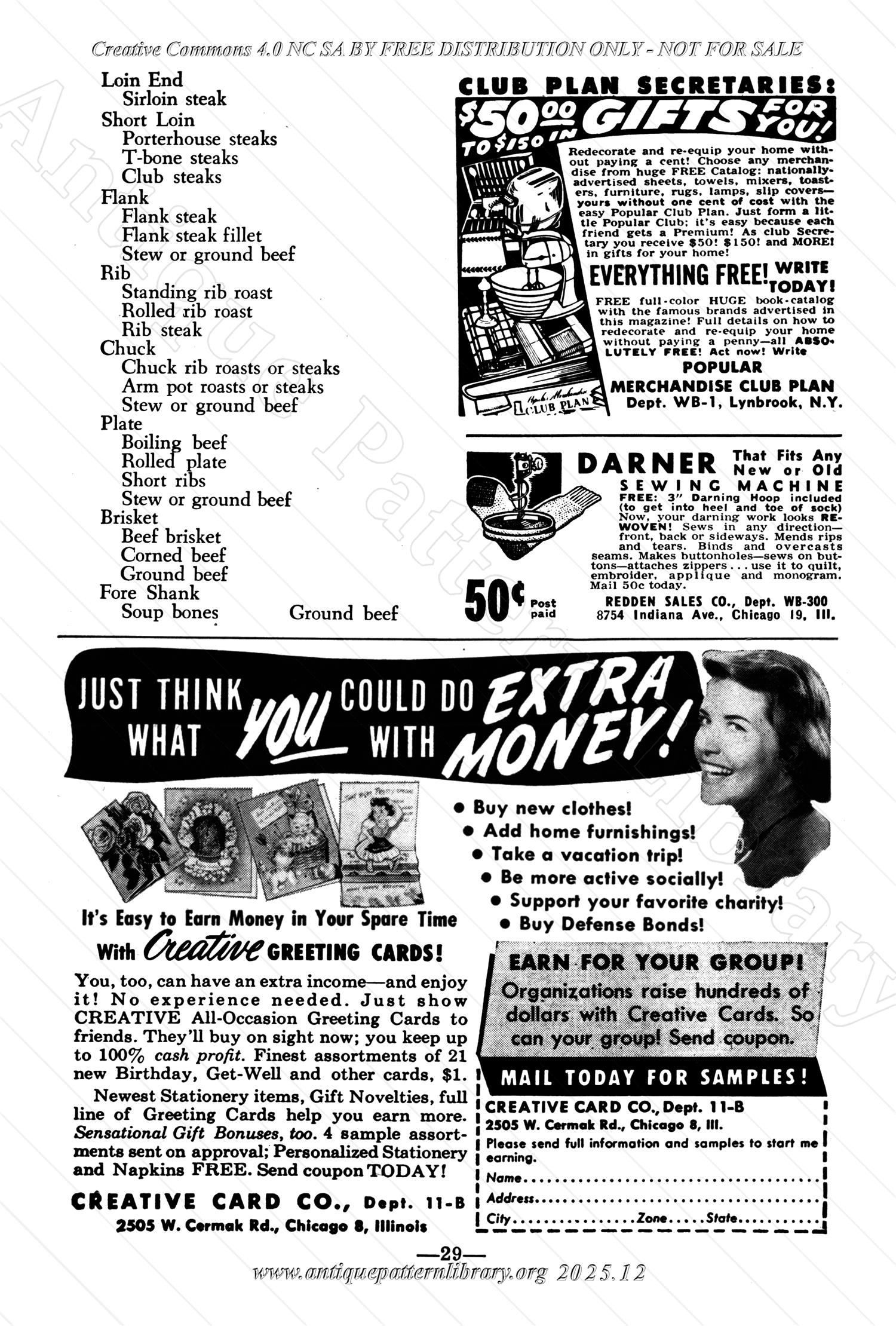 I-WB174 The Workbasket Volume 17 January 1952 No. 4