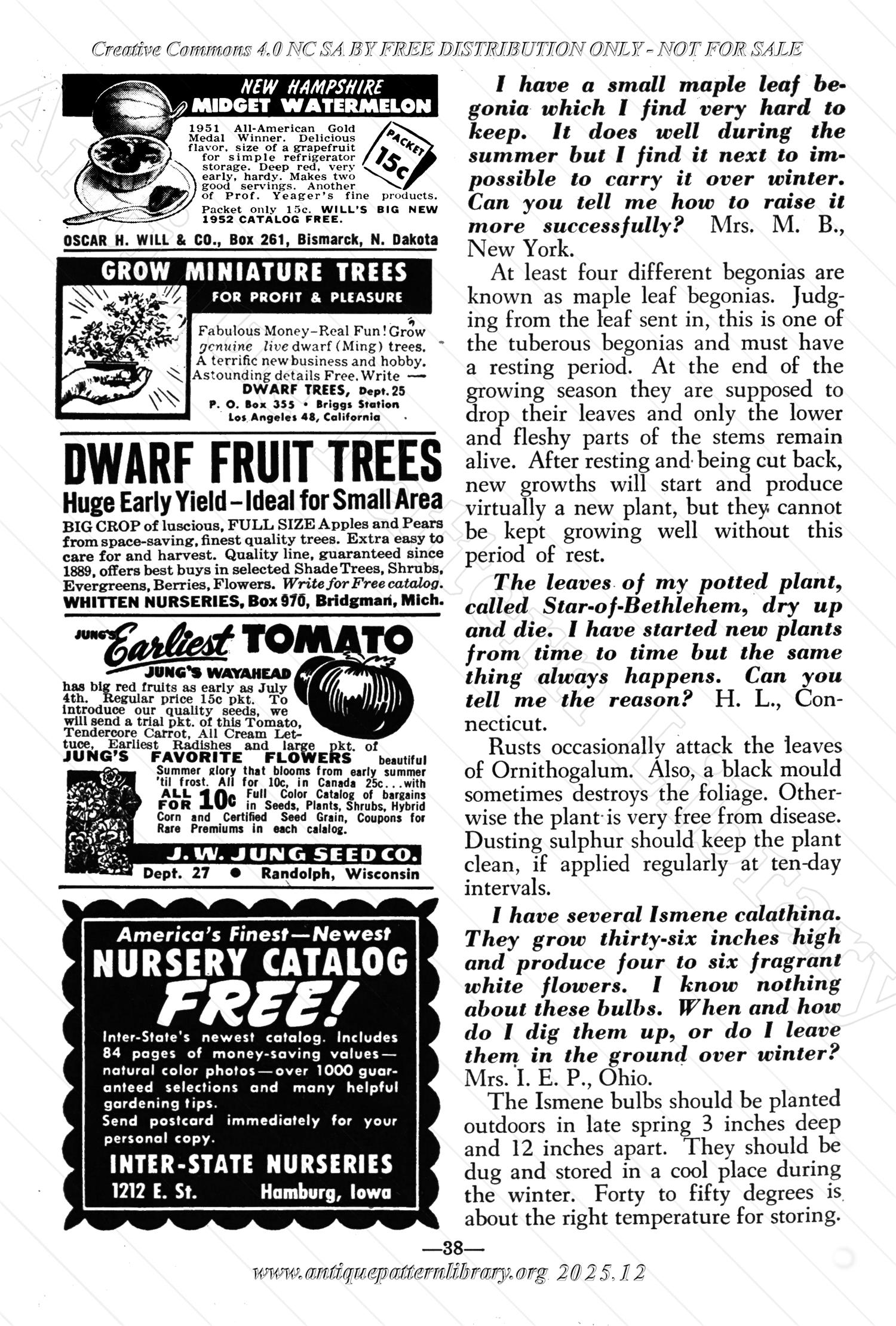 I-WB174 The Workbasket Volume 17 January 1952 No. 4