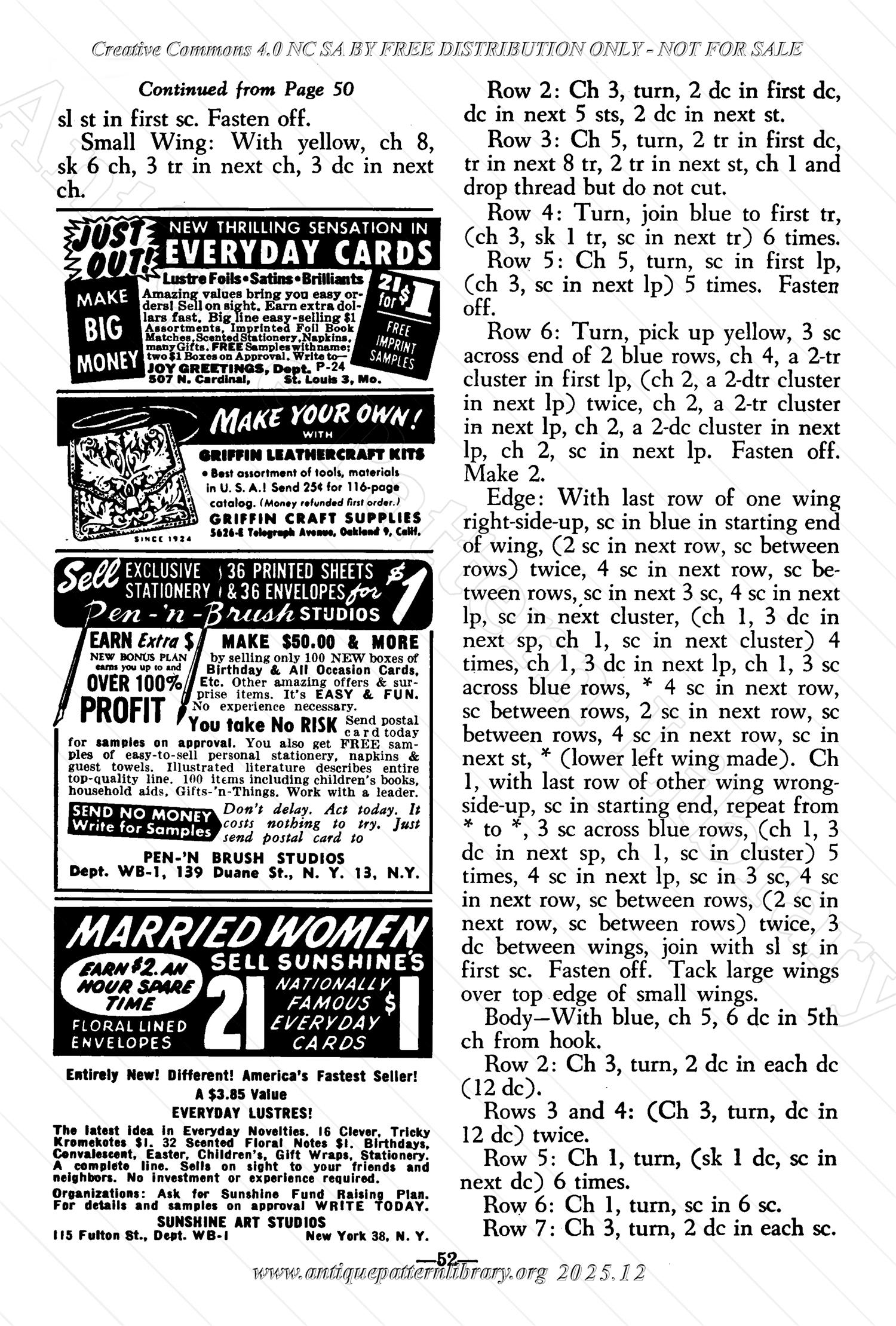 I-WB174 The Workbasket Volume 17 January 1952 No. 4