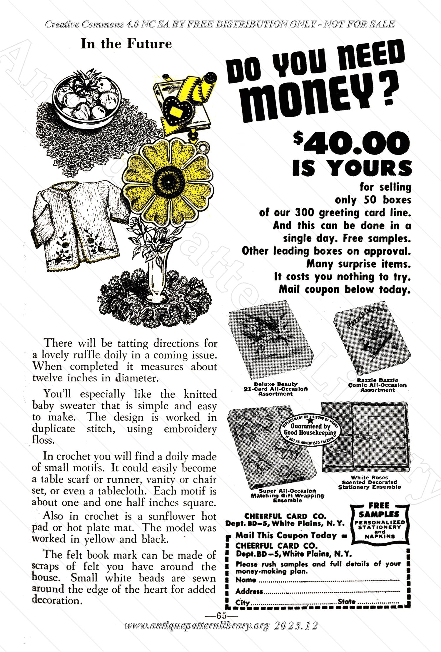 I-WB174 The Workbasket Volume 17 January 1952 No. 4