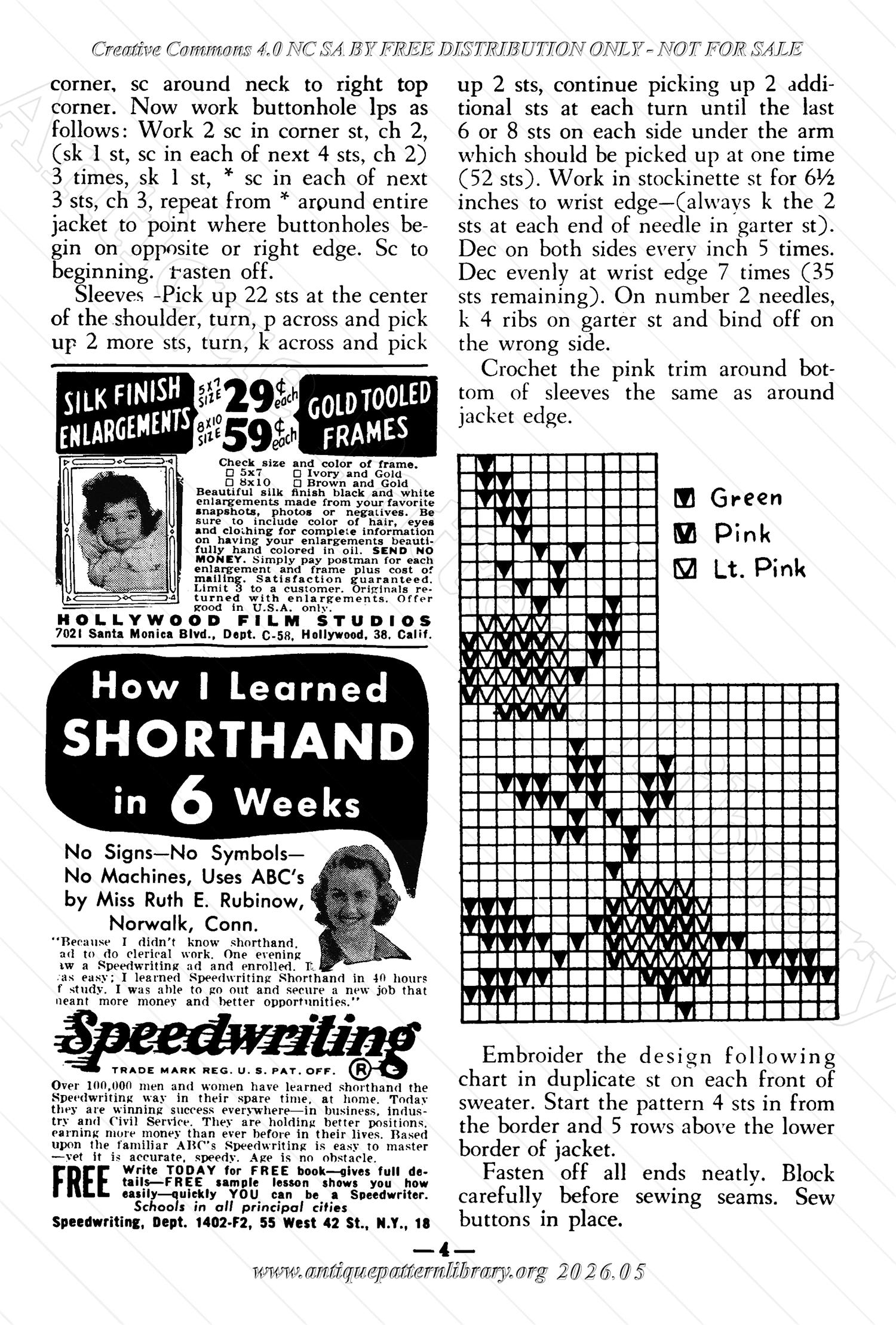 I-WB175 The Workbasket Volume 17 February 1952 No. 5