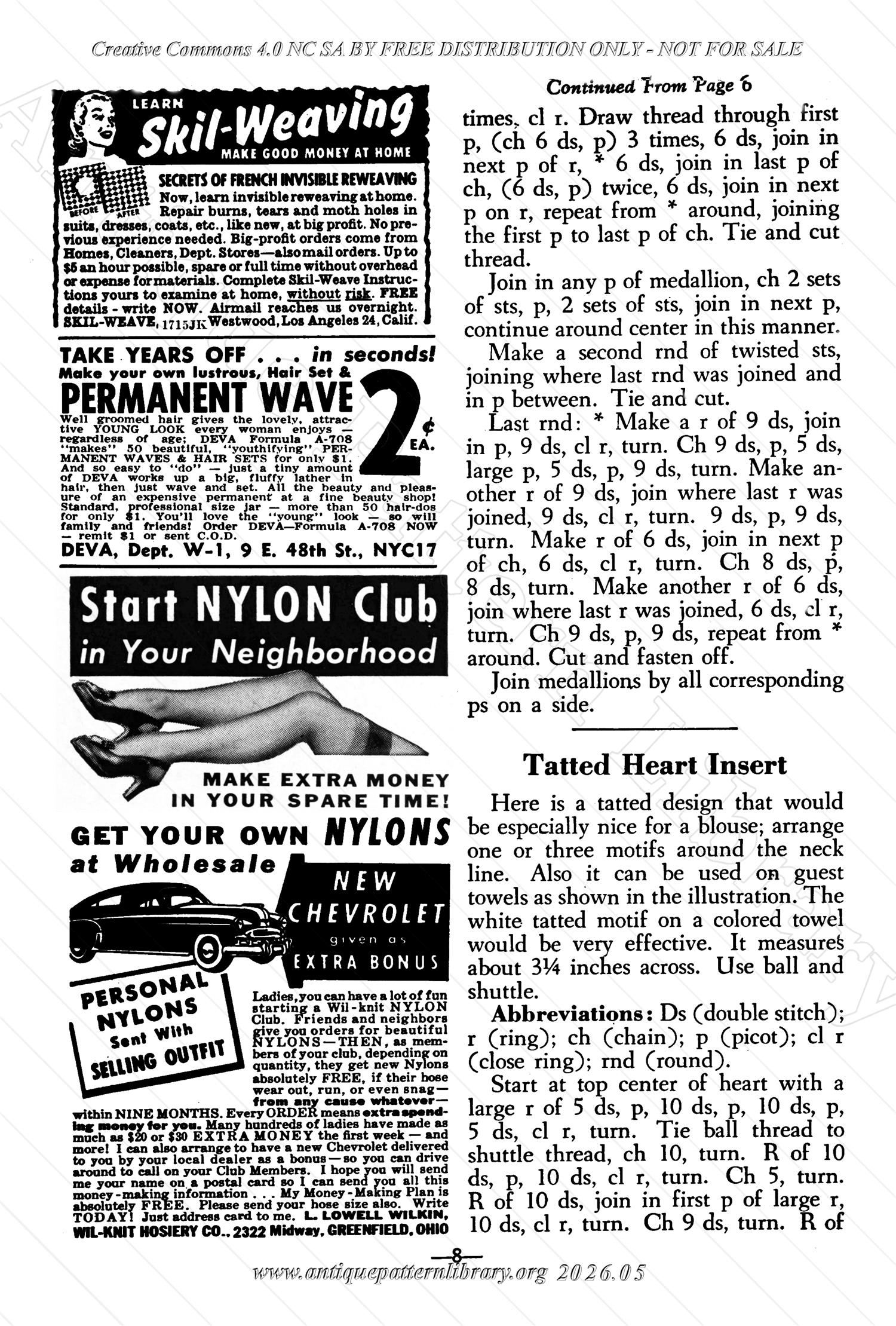 I-WB175 The Workbasket Volume 17 February 1952 No. 5