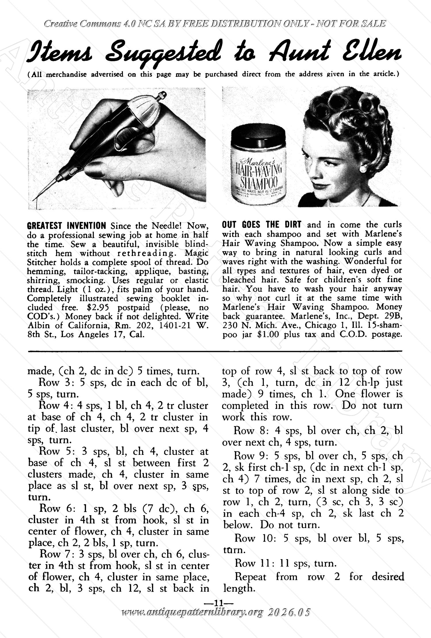 I-WB175 The Workbasket Volume 17 February 1952 No. 5