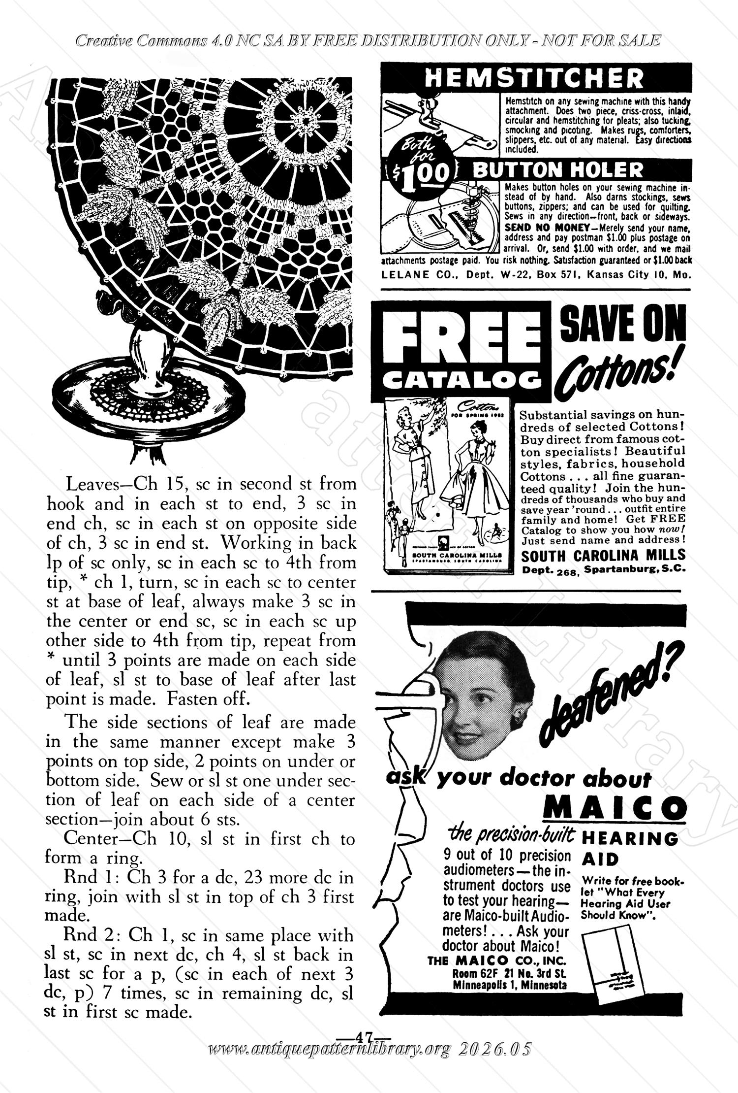 I-WB175 The Workbasket Volume 17 February 1952 No. 5