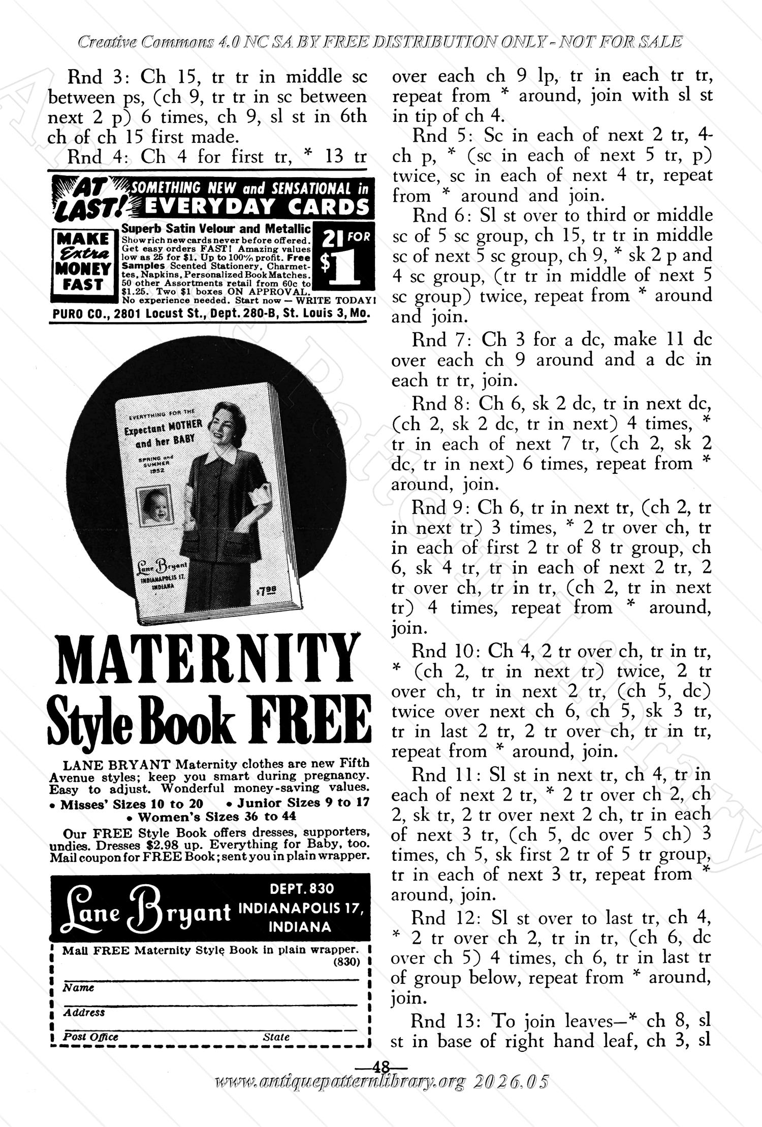 I-WB175 The Workbasket Volume 17 February 1952 No. 5