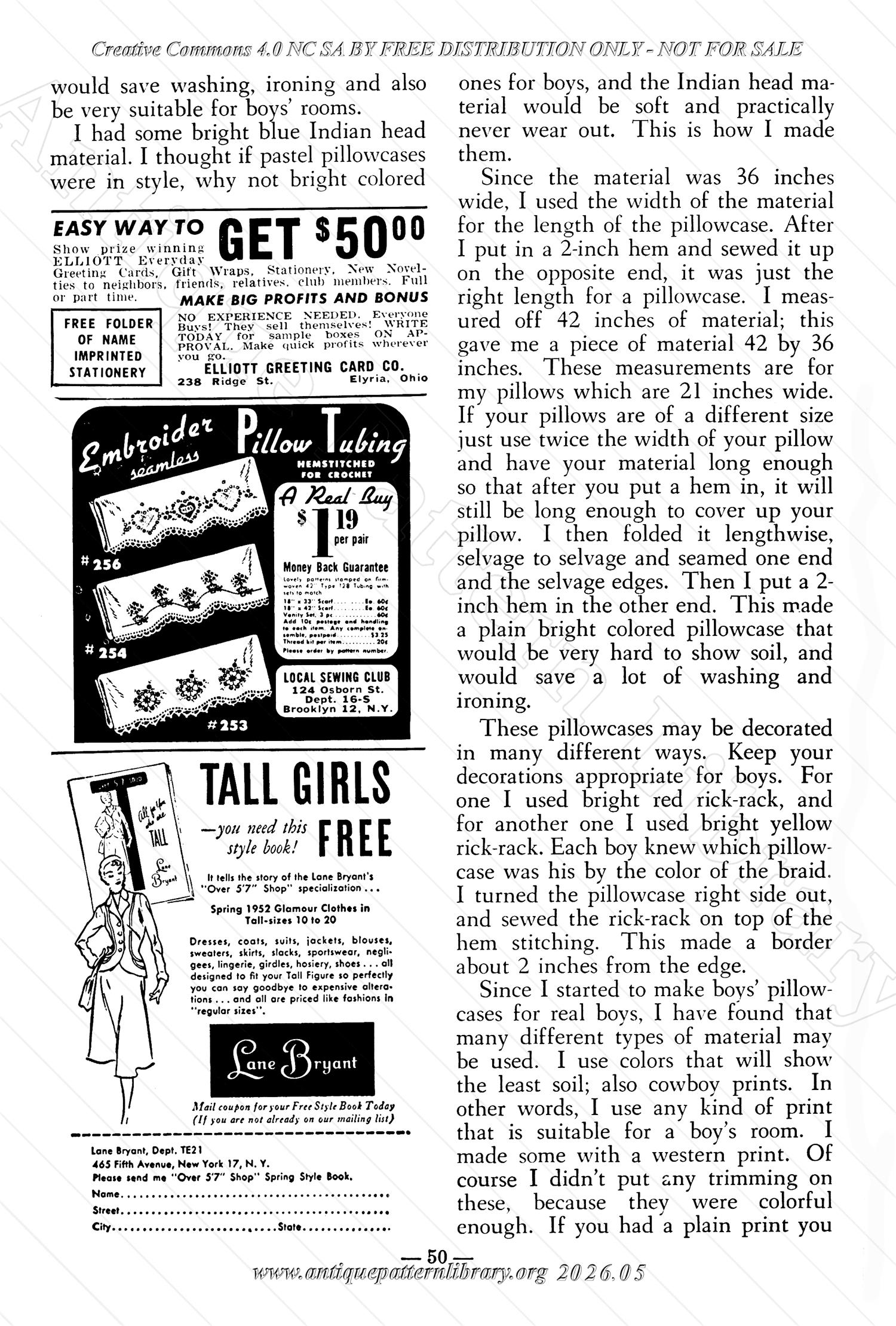 I-WB175 The Workbasket Volume 17 February 1952 No. 5