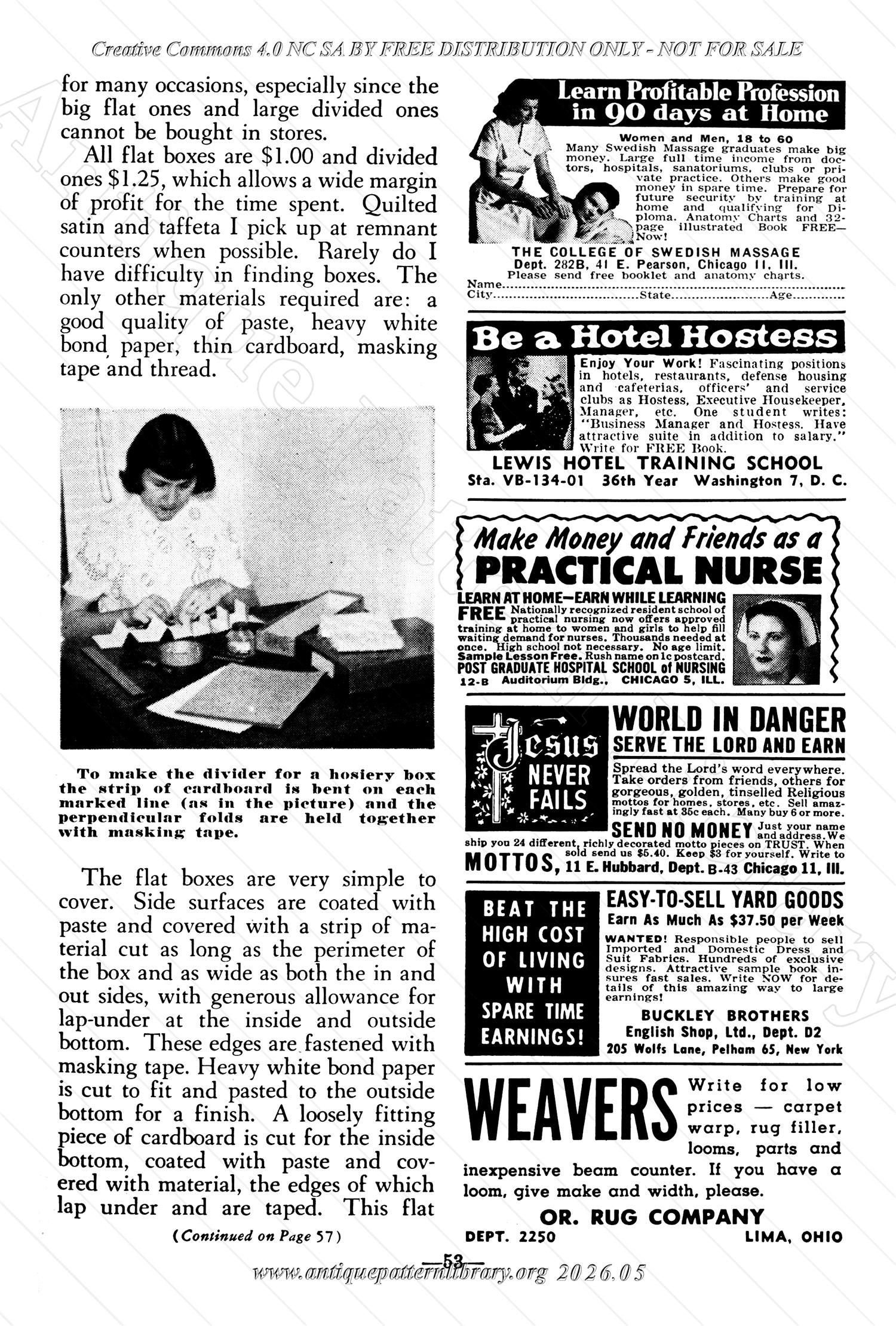 I-WB175 The Workbasket Volume 17 February 1952 No. 5