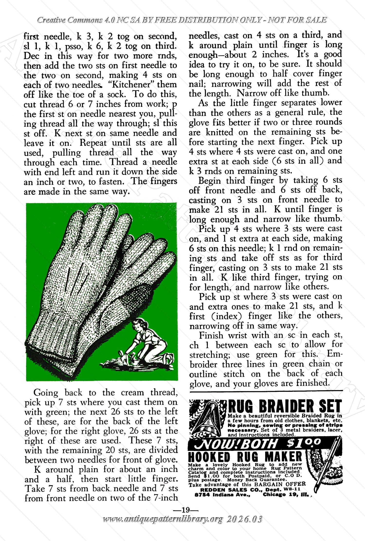 I-WB176 The Workbasket Volume 17 March 1952 No. 6